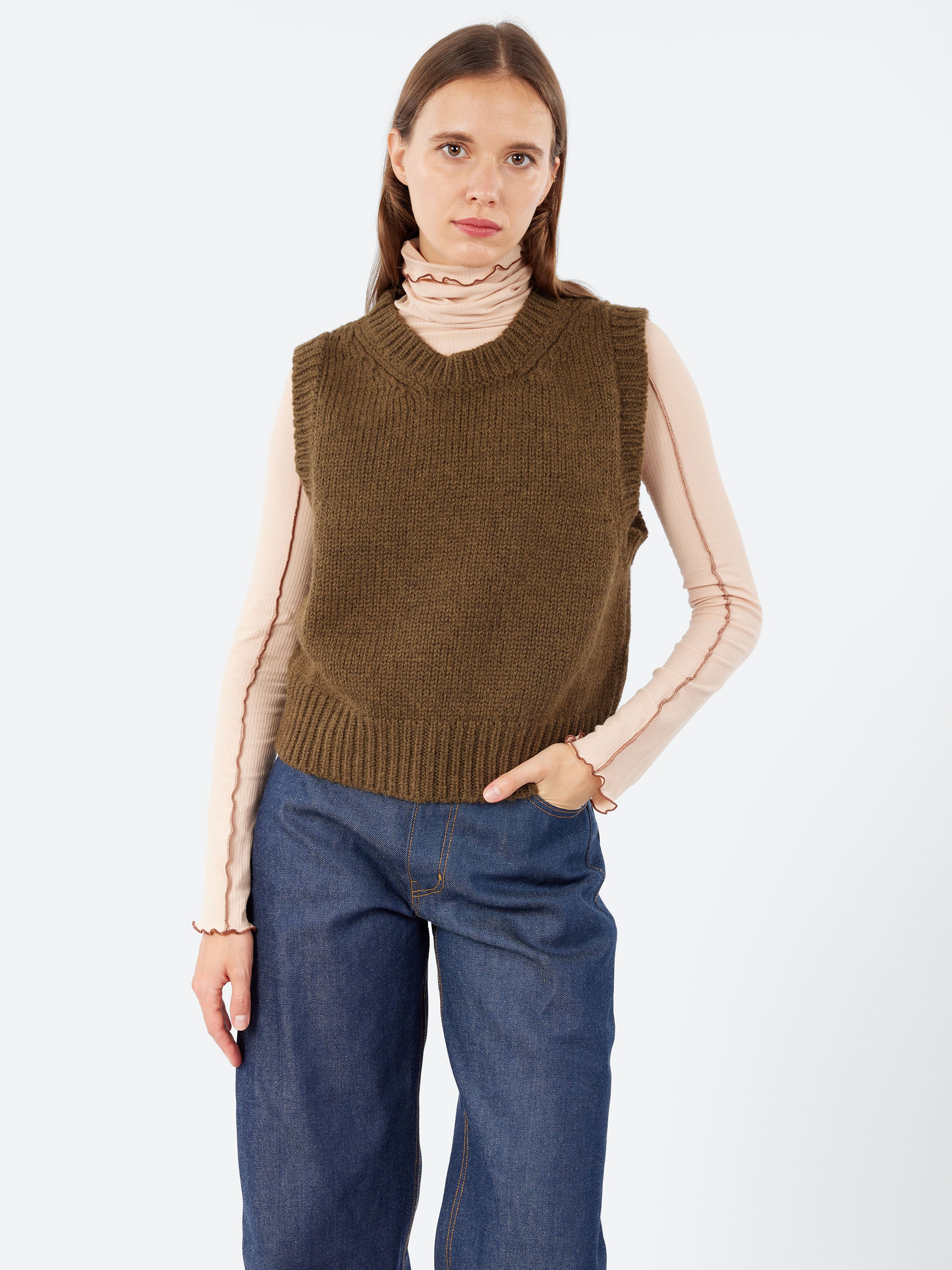 MHL Chunky Crew Neck Slipover