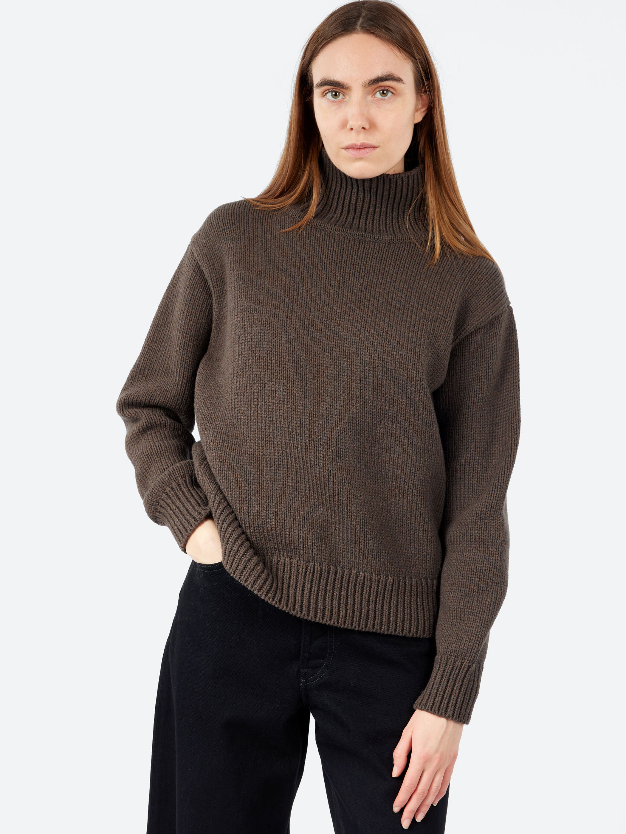 MHL Chunky High Neck Sweater