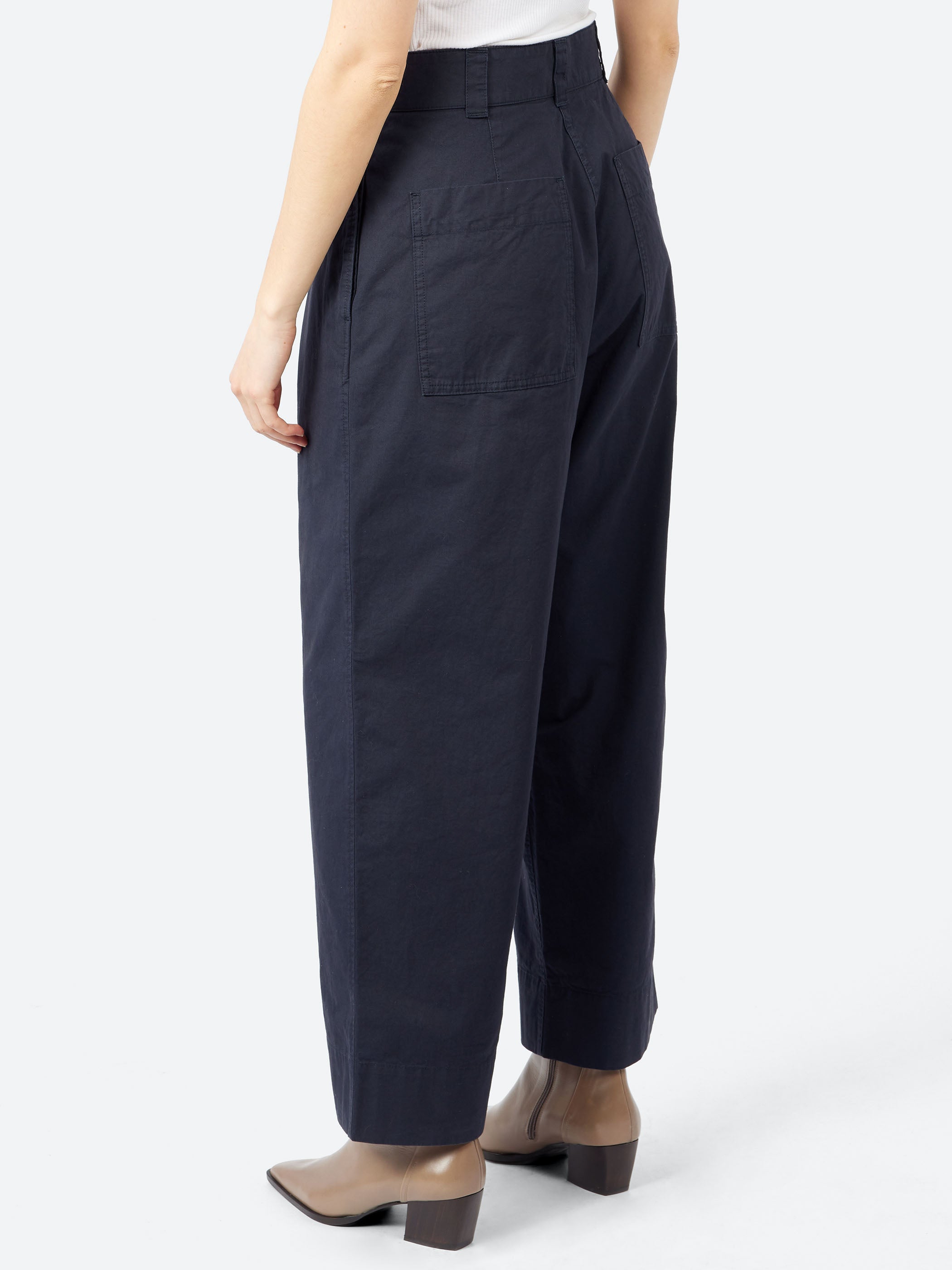 MHL Pleated Crop Trousers