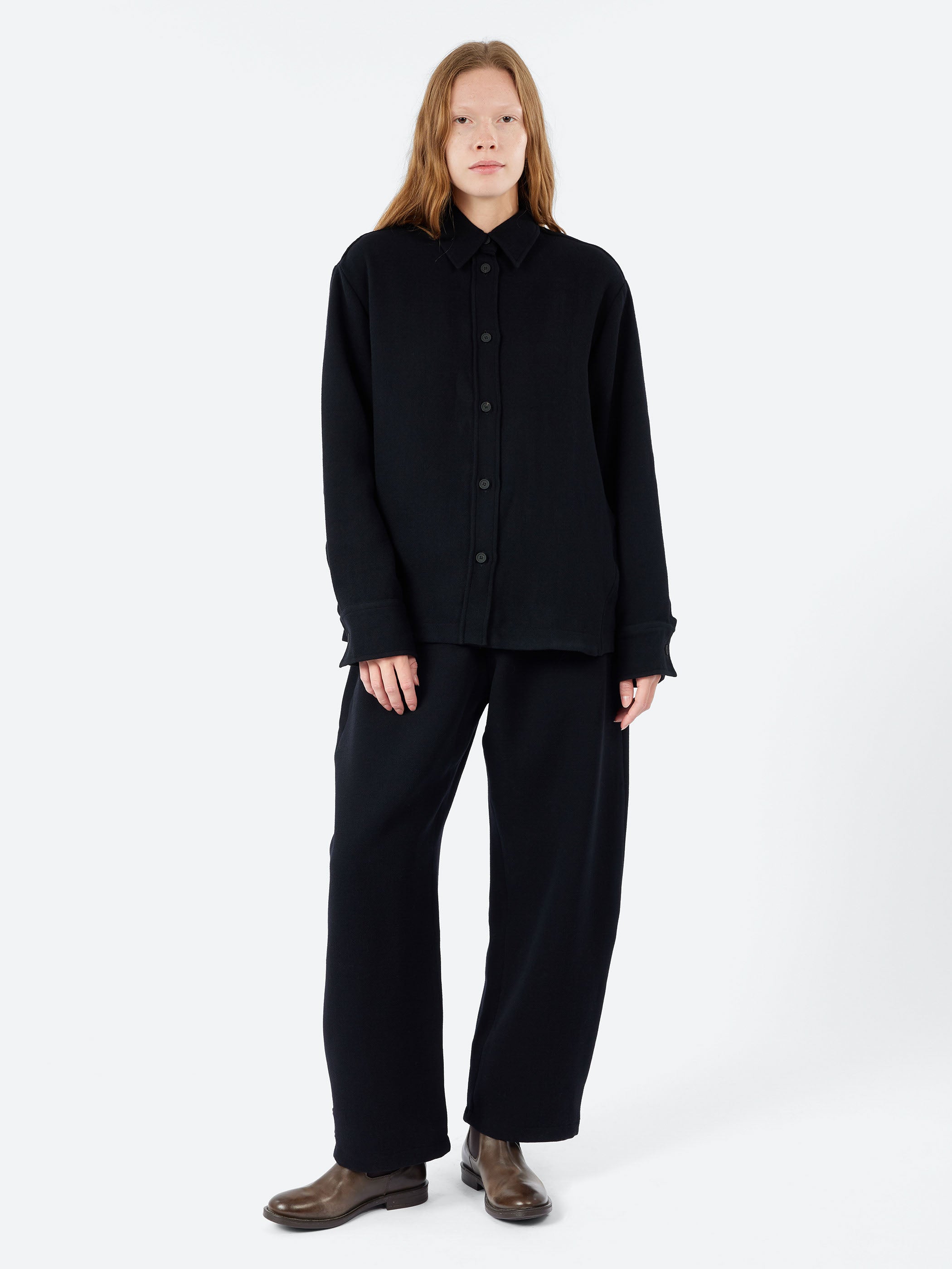 Studio Nicholson - Santini Overshirt in Black – gravitypope