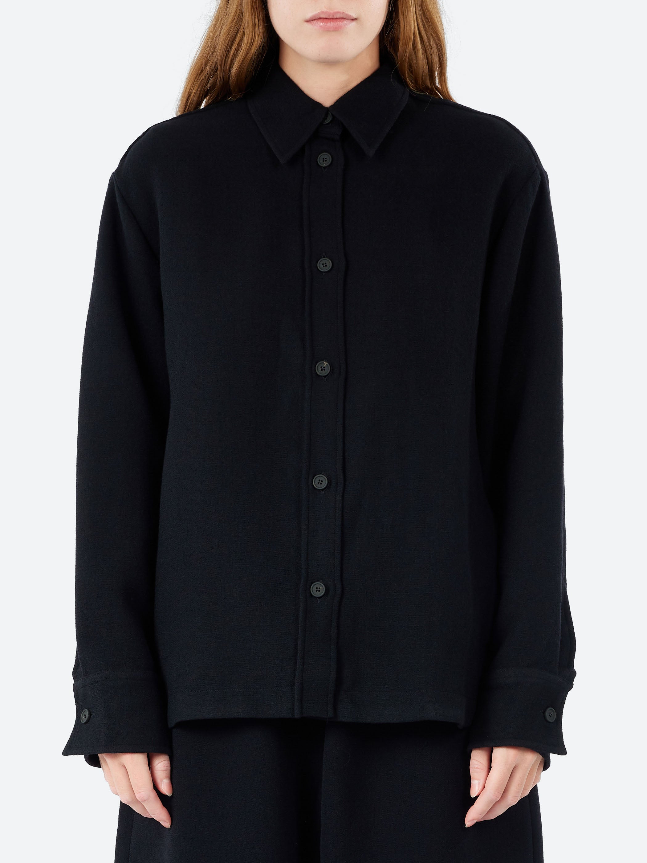 Studio Nicholson - Santini Overshirt in Black – gravitypope
