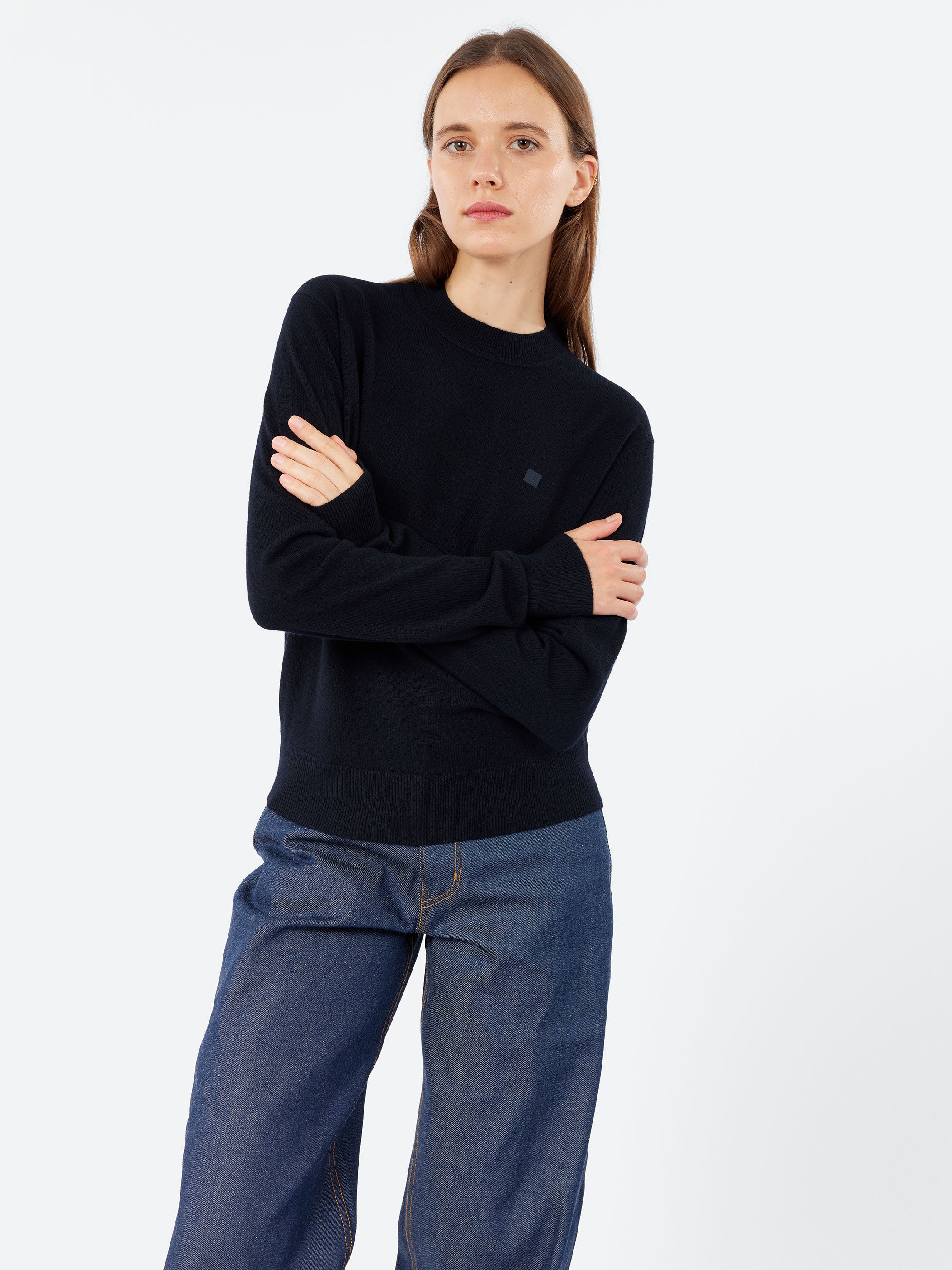 Acne Studios - Yak Wool Crewneck Jumper in Black – gravitypope
