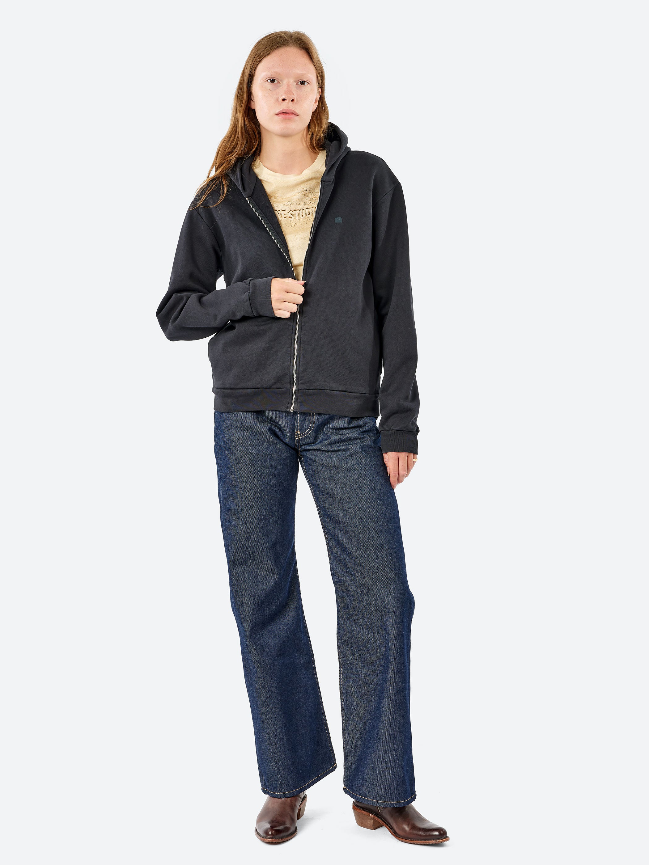 Hooded Zipper Sweater