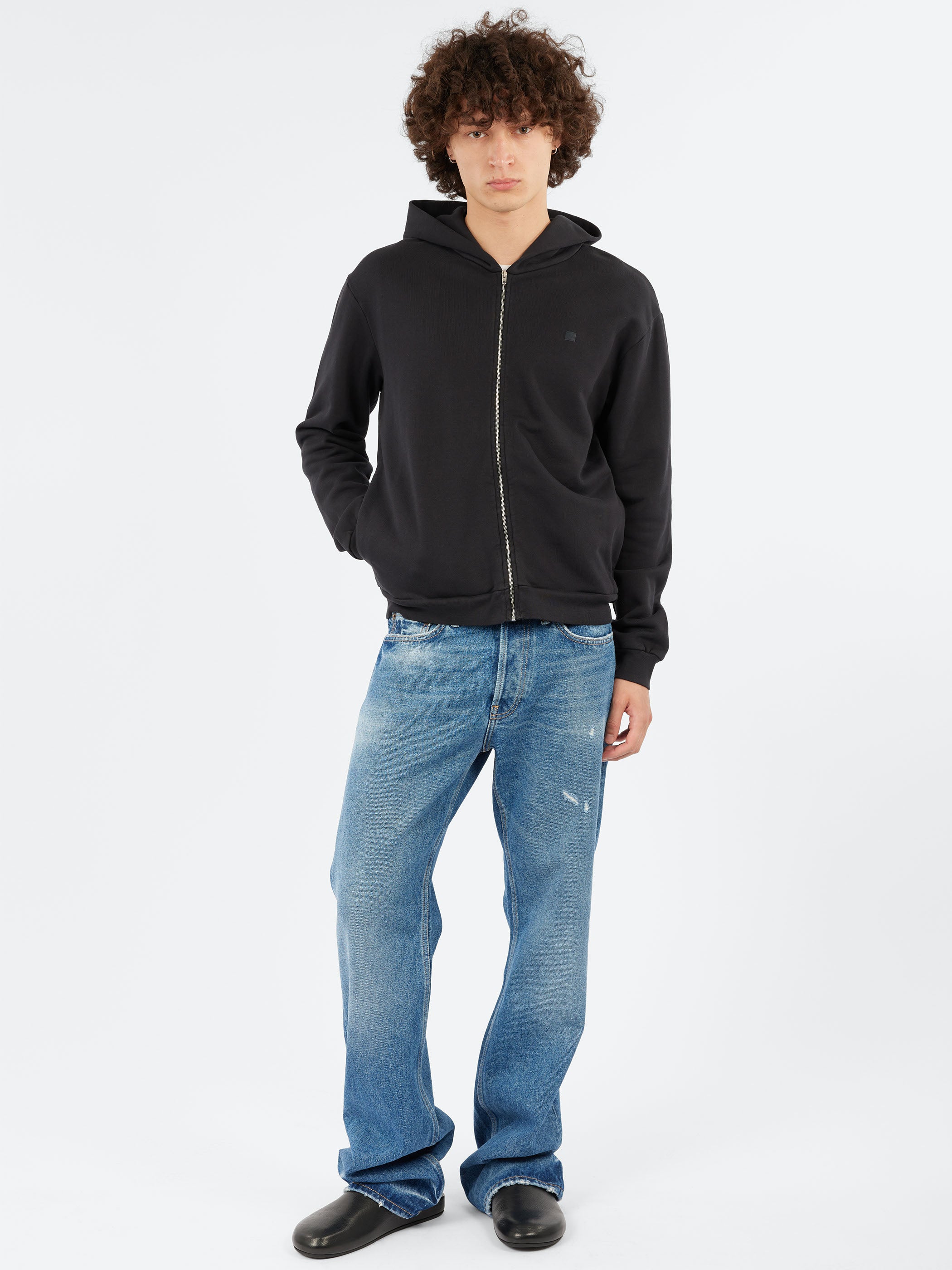 Hooded Zipper Sweater