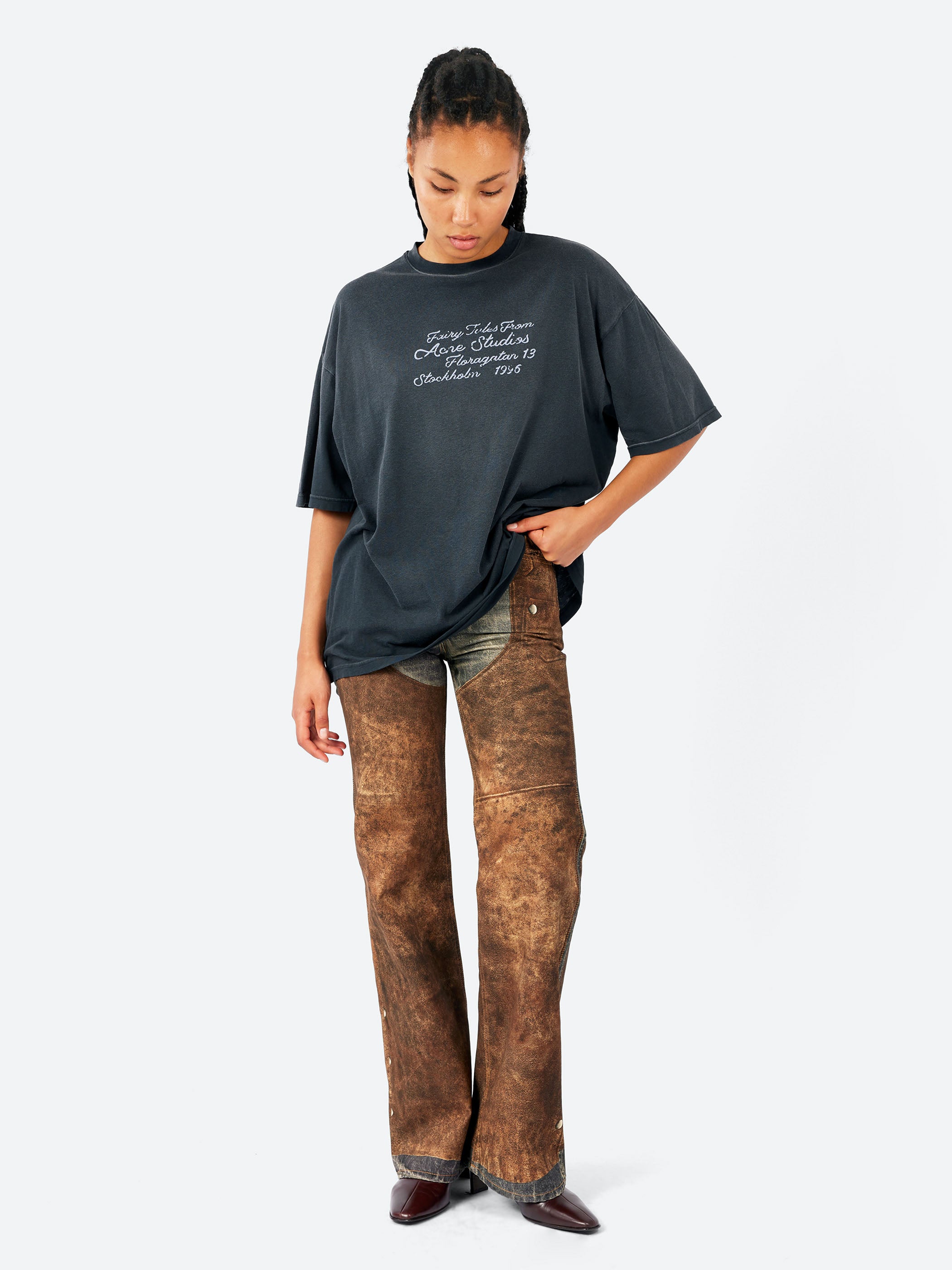 Regular Fit Printed Jeans