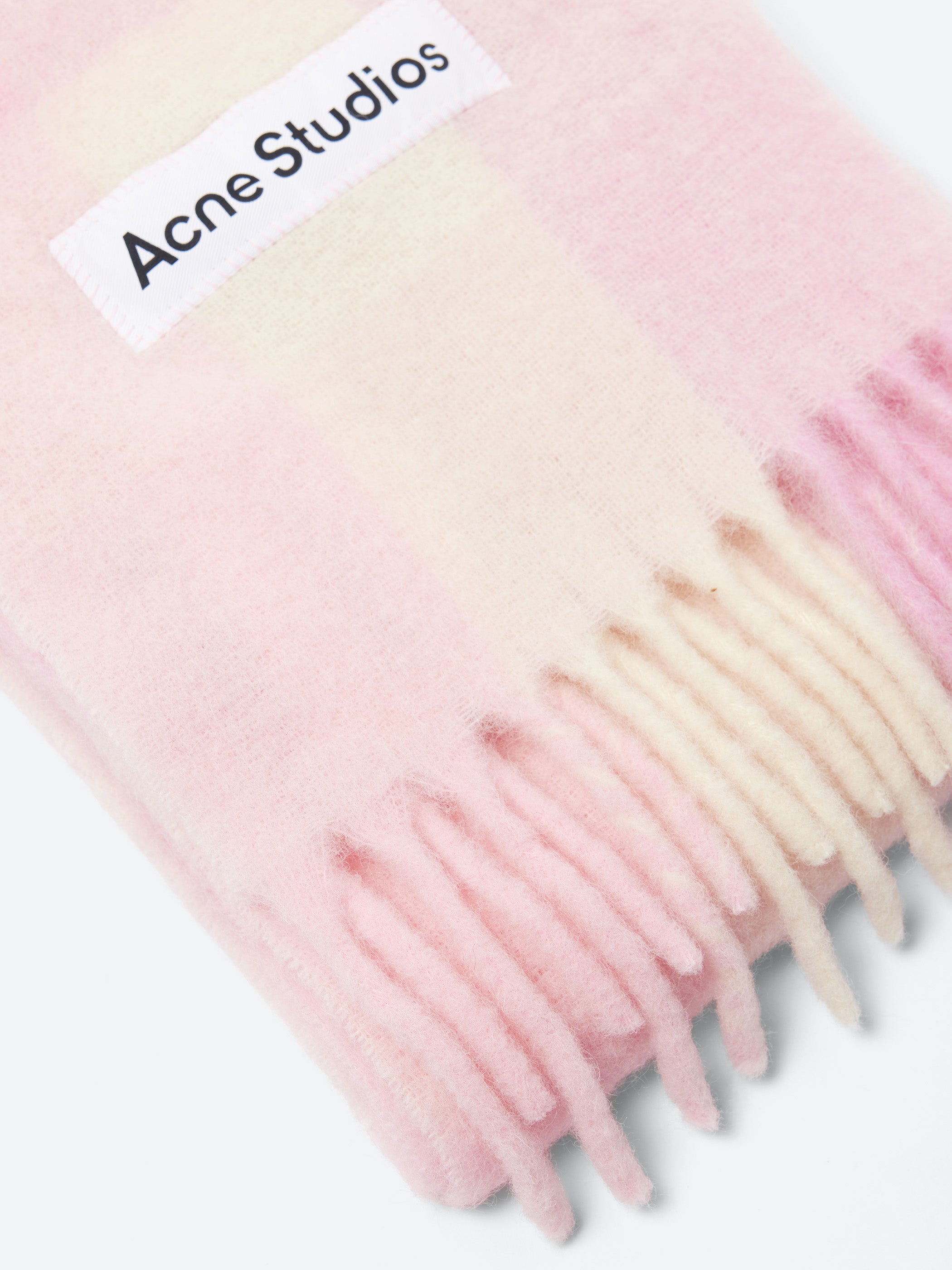 Mohair Checked Scarf