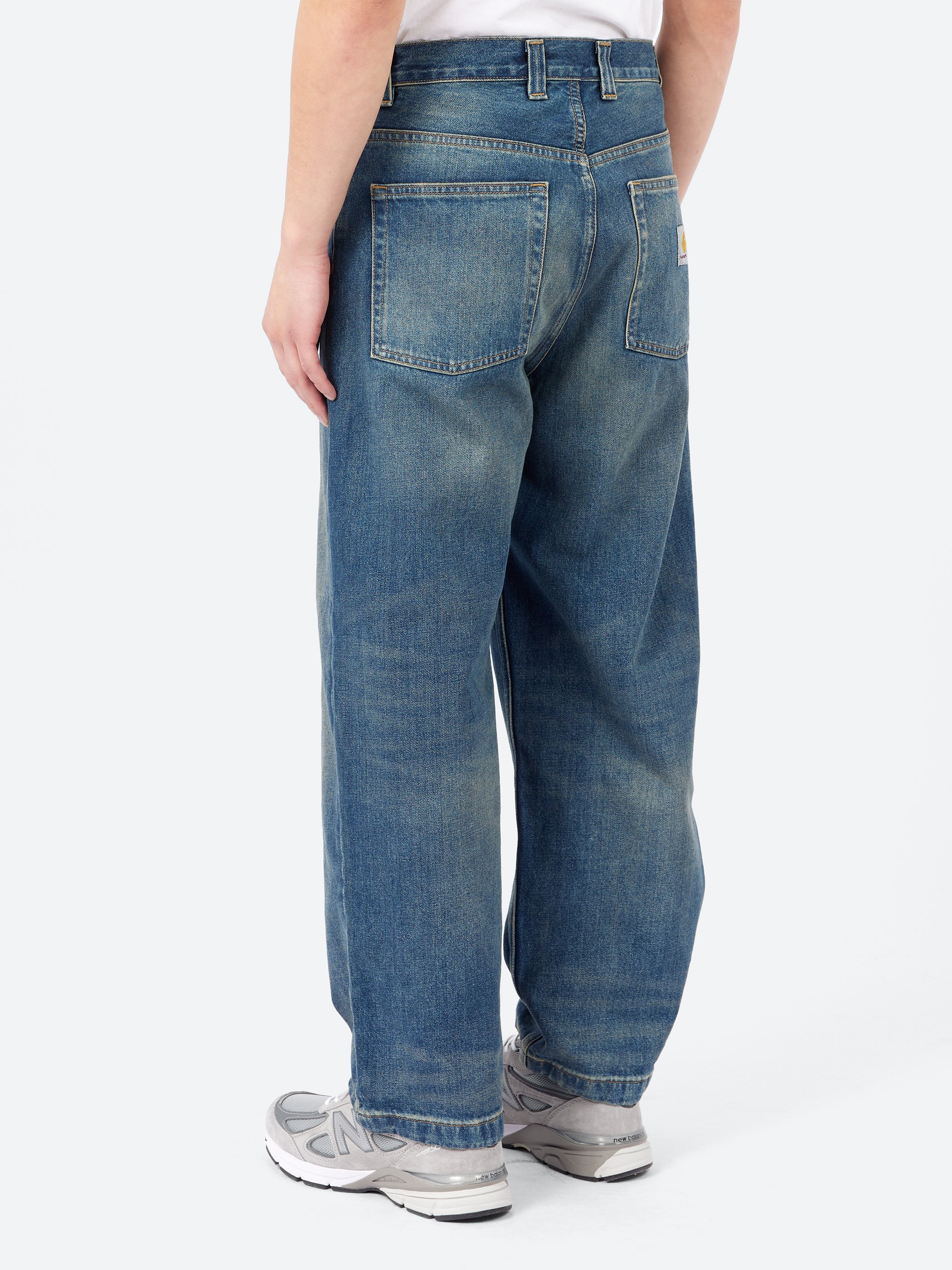 Carhartt WIP - Brandon Pant in Blue Worn Used Wash – gravitypope