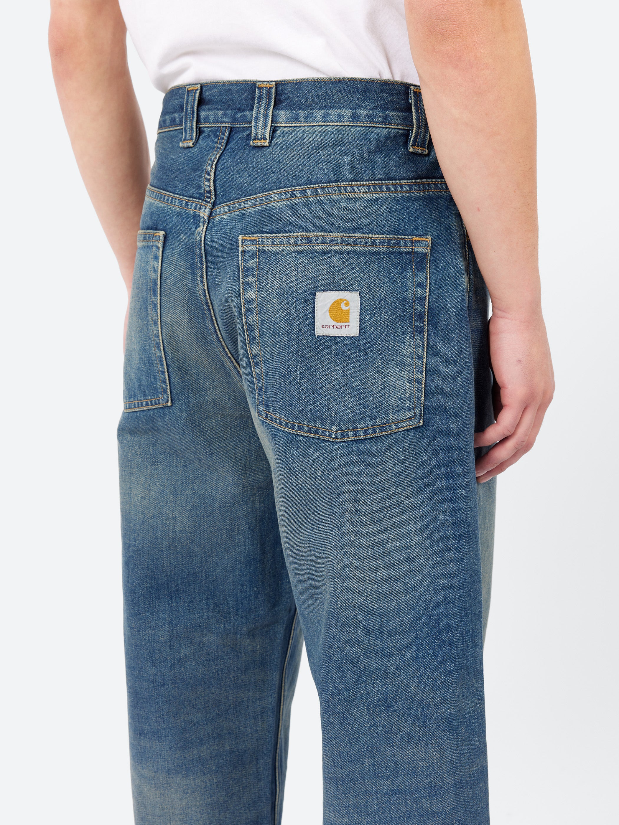 Carhartt WIP - Brandon Pant in Blue Worn Used Wash – gravitypope