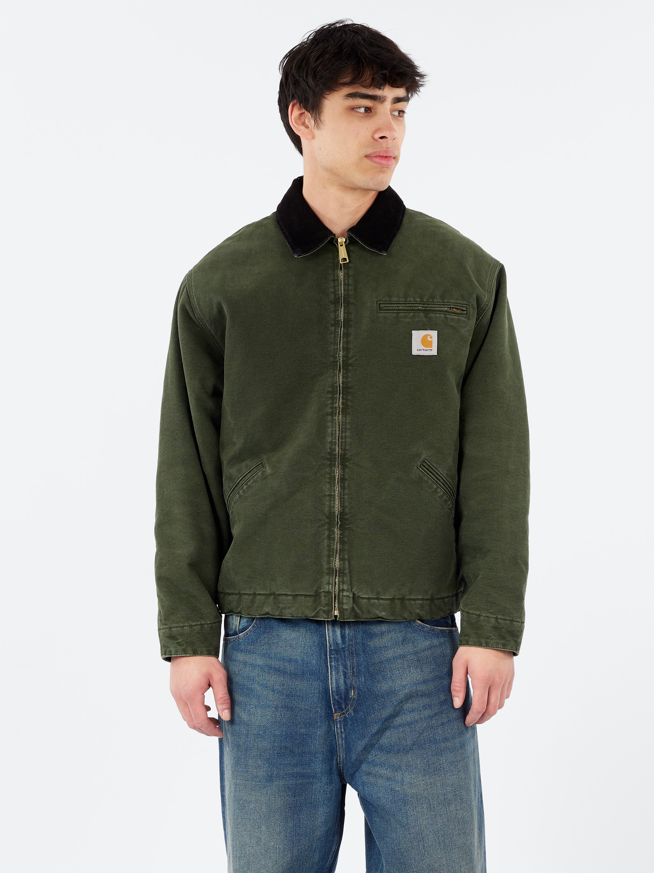 carhartt detroit jacket olive sサイズ Carhartt WIP - OG Detroit Jacket (Winter) in Olive – gravitypope