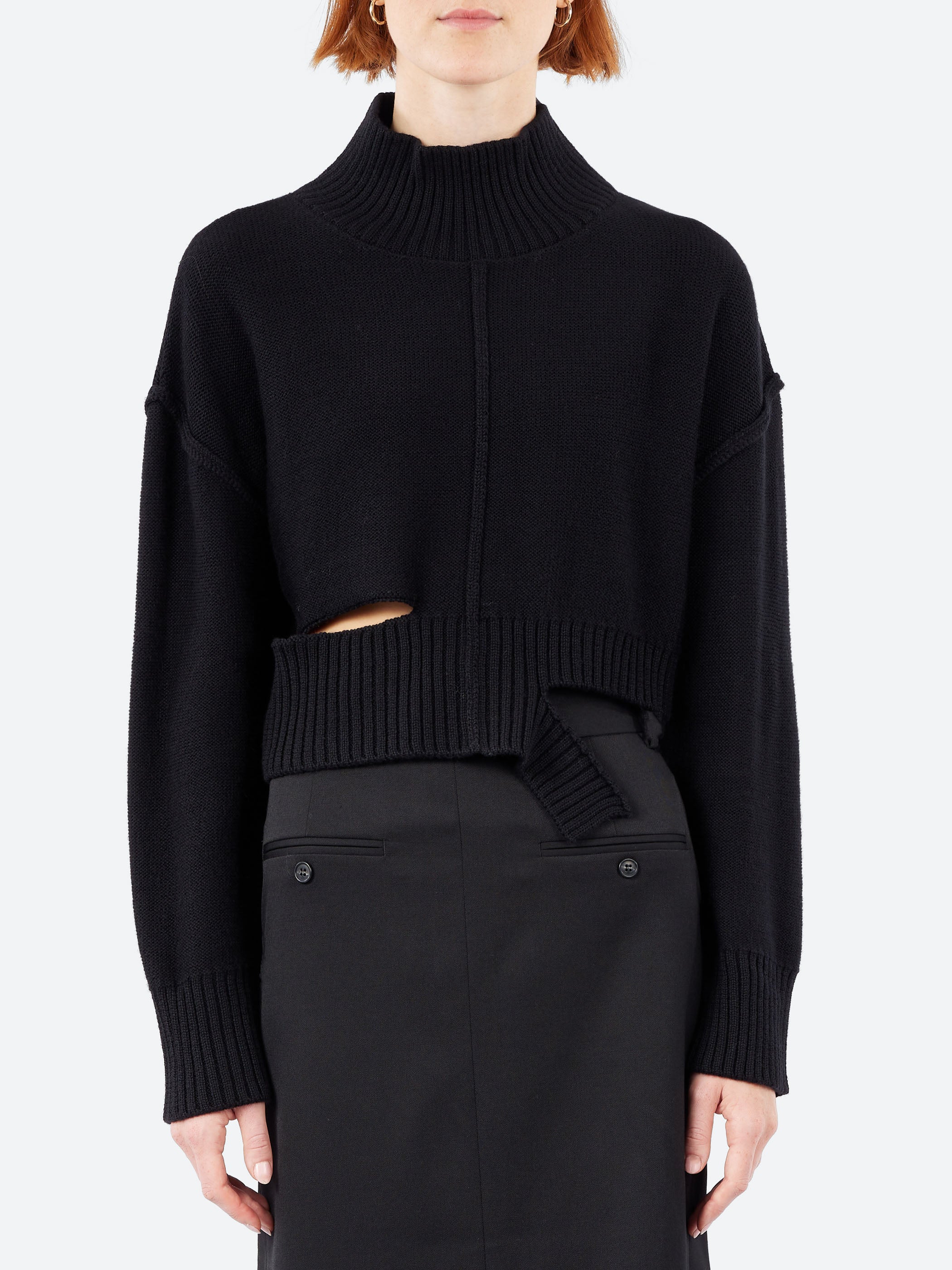 Distressed Knitted Jumper