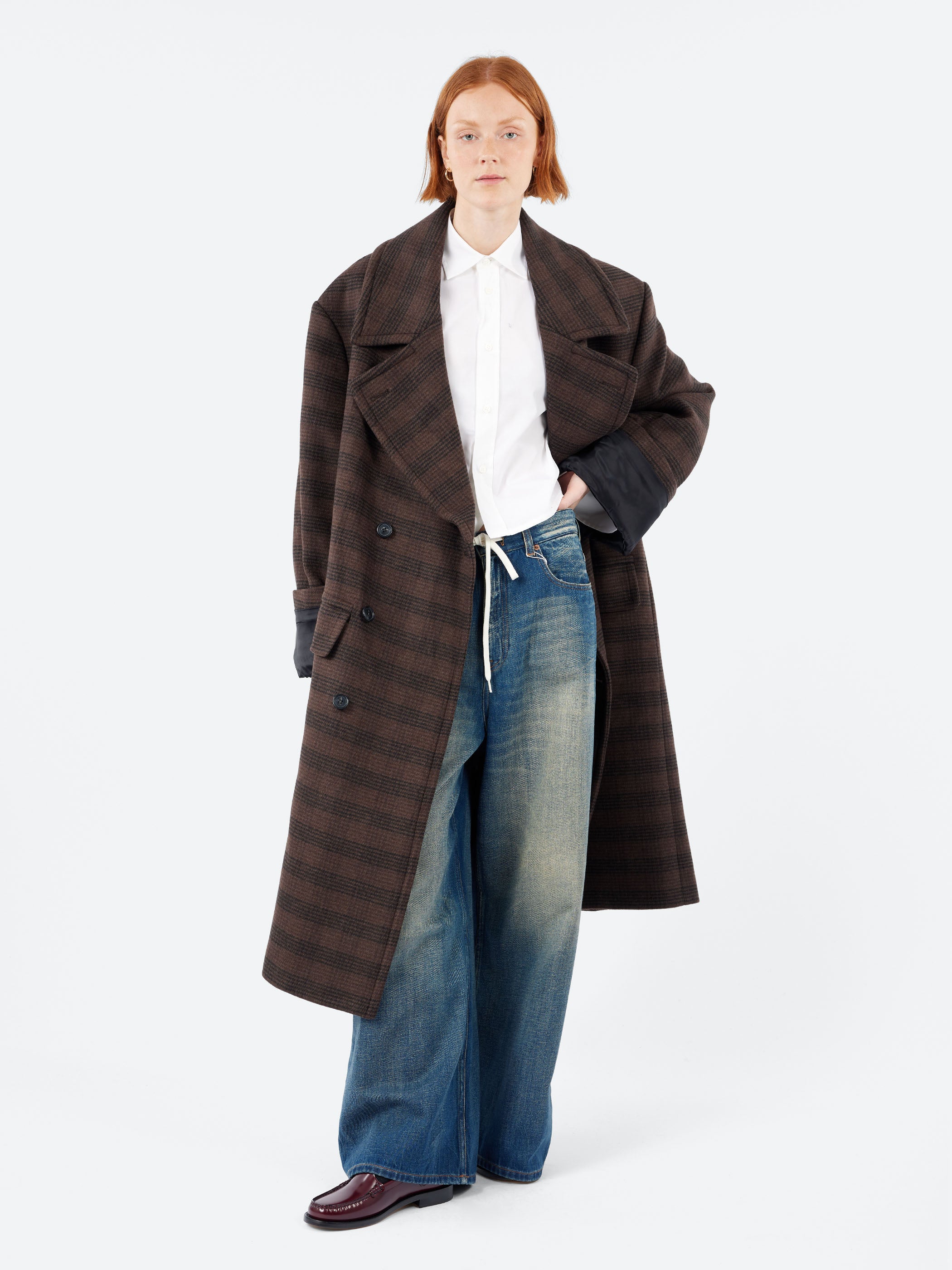 Checked Coat