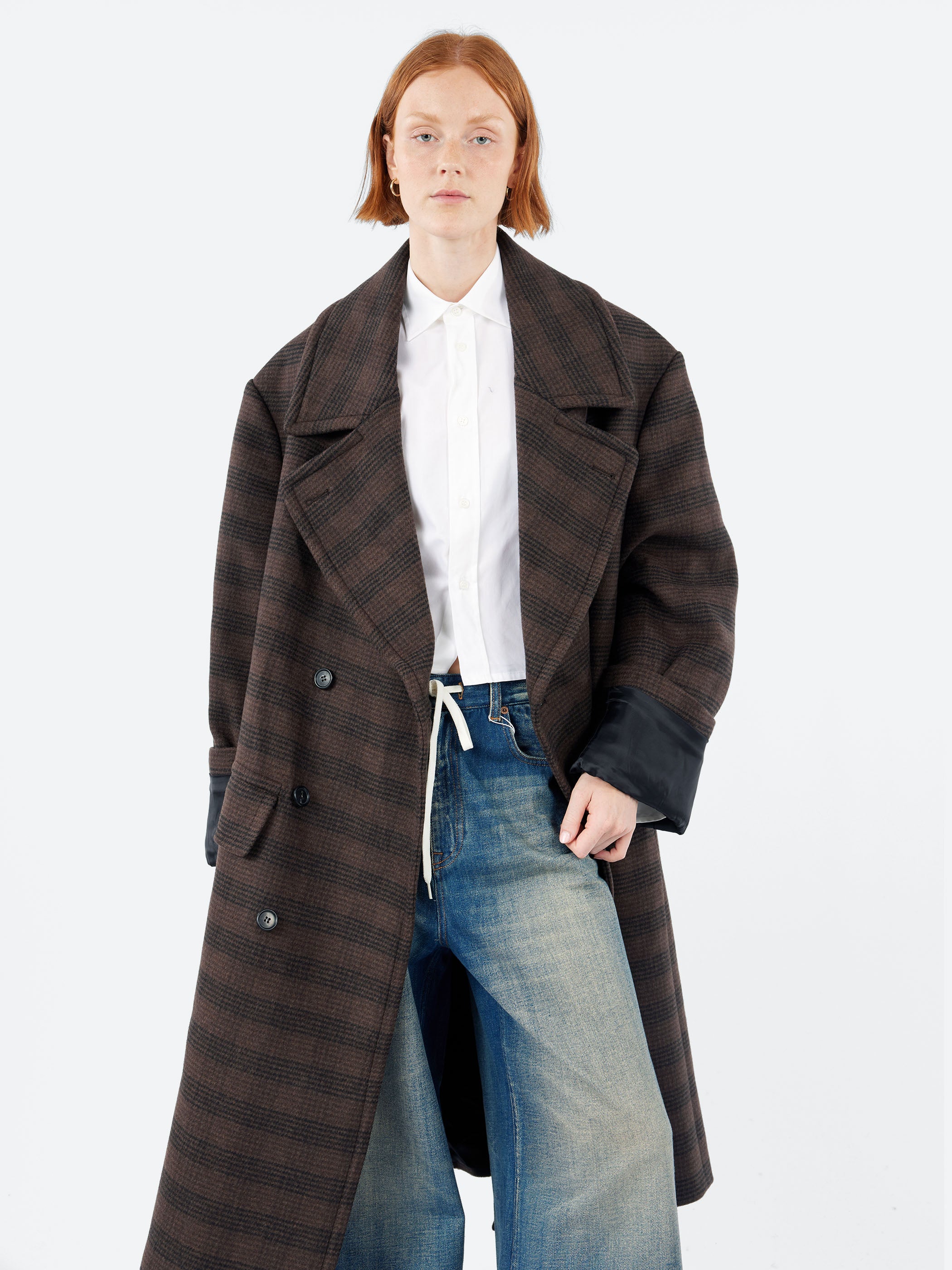 Checked Coat