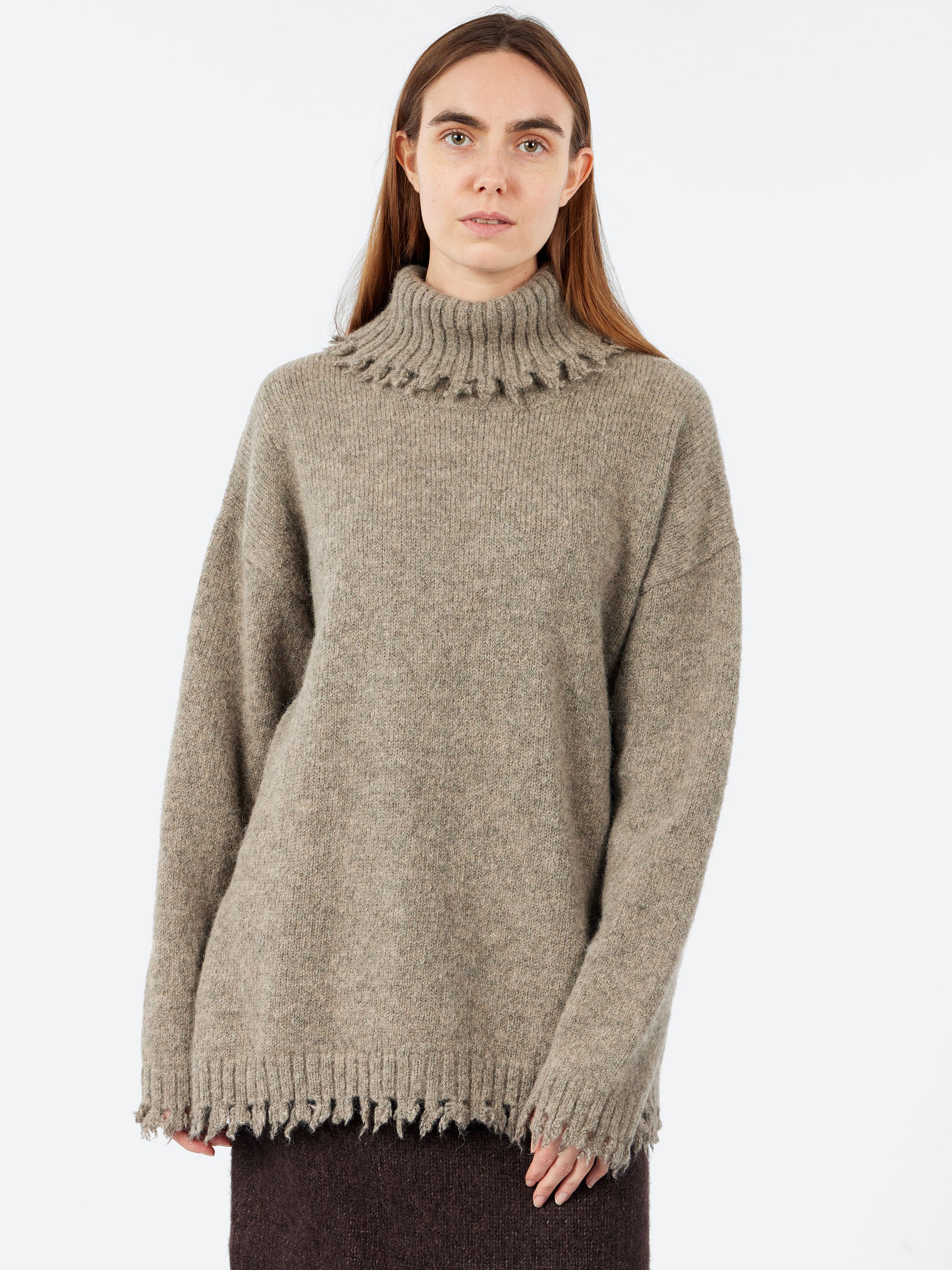 Fray Turtleneck
