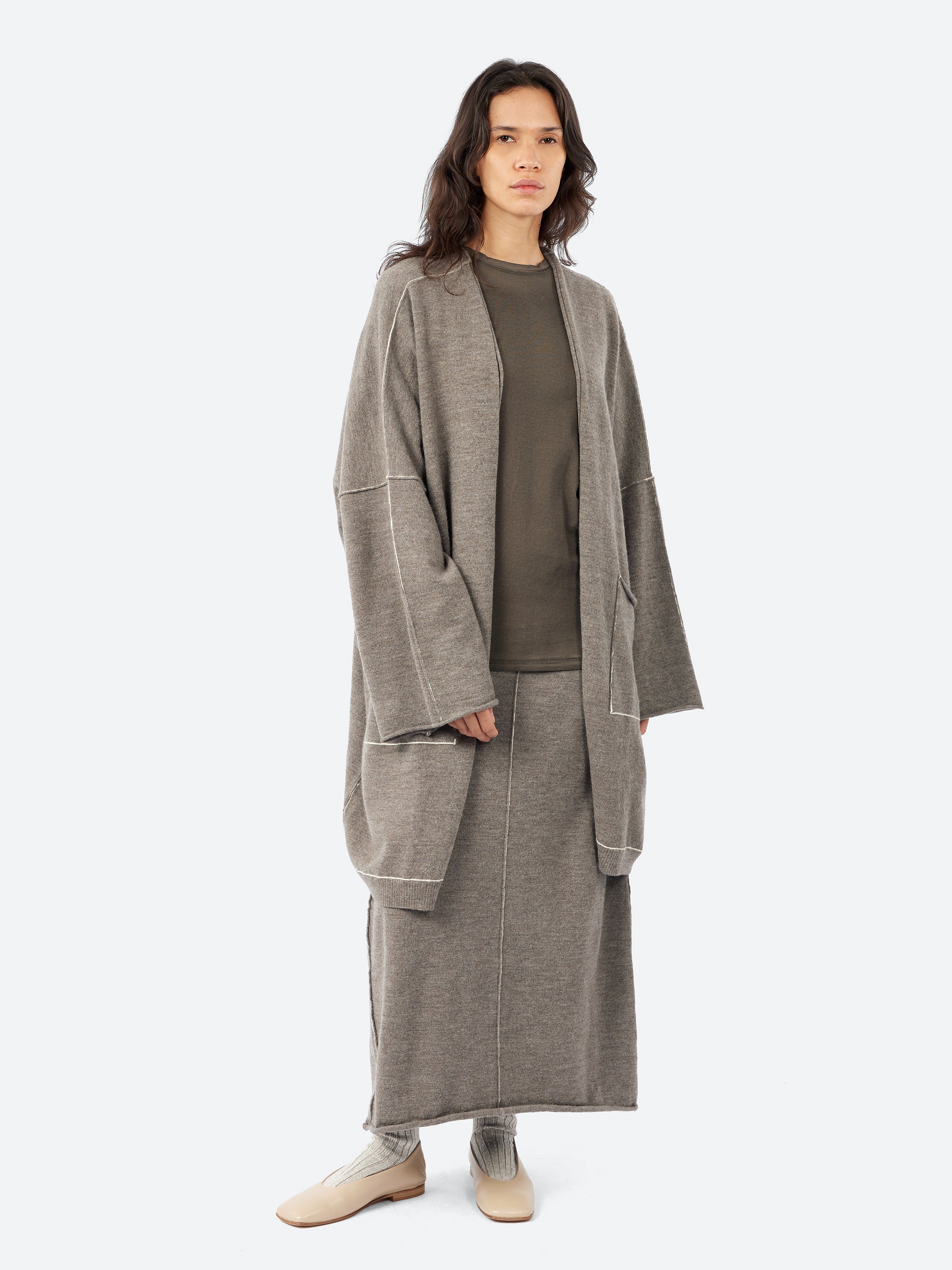 Stitch Wide Cardigan