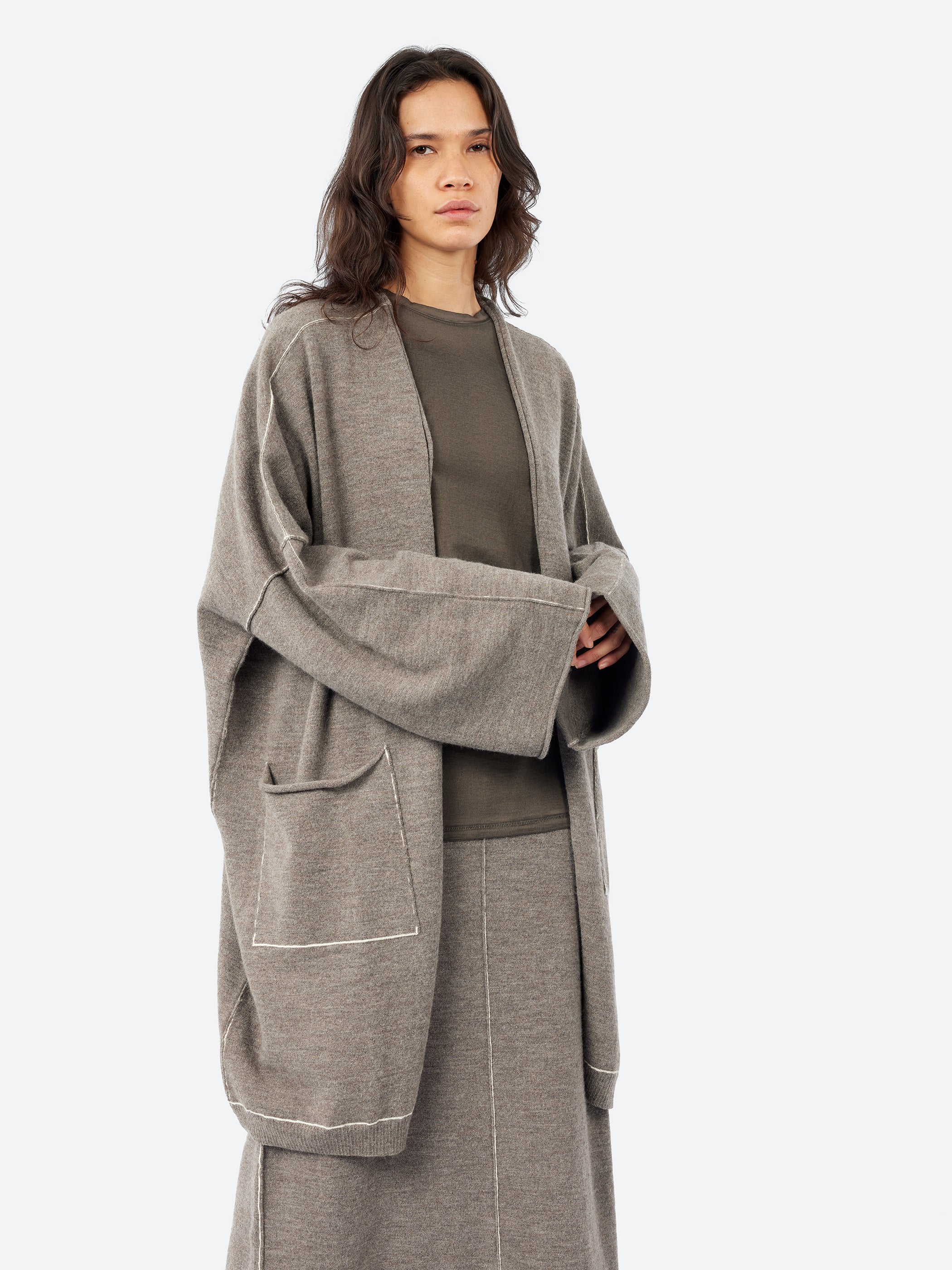 Stitch Wide Cardigan