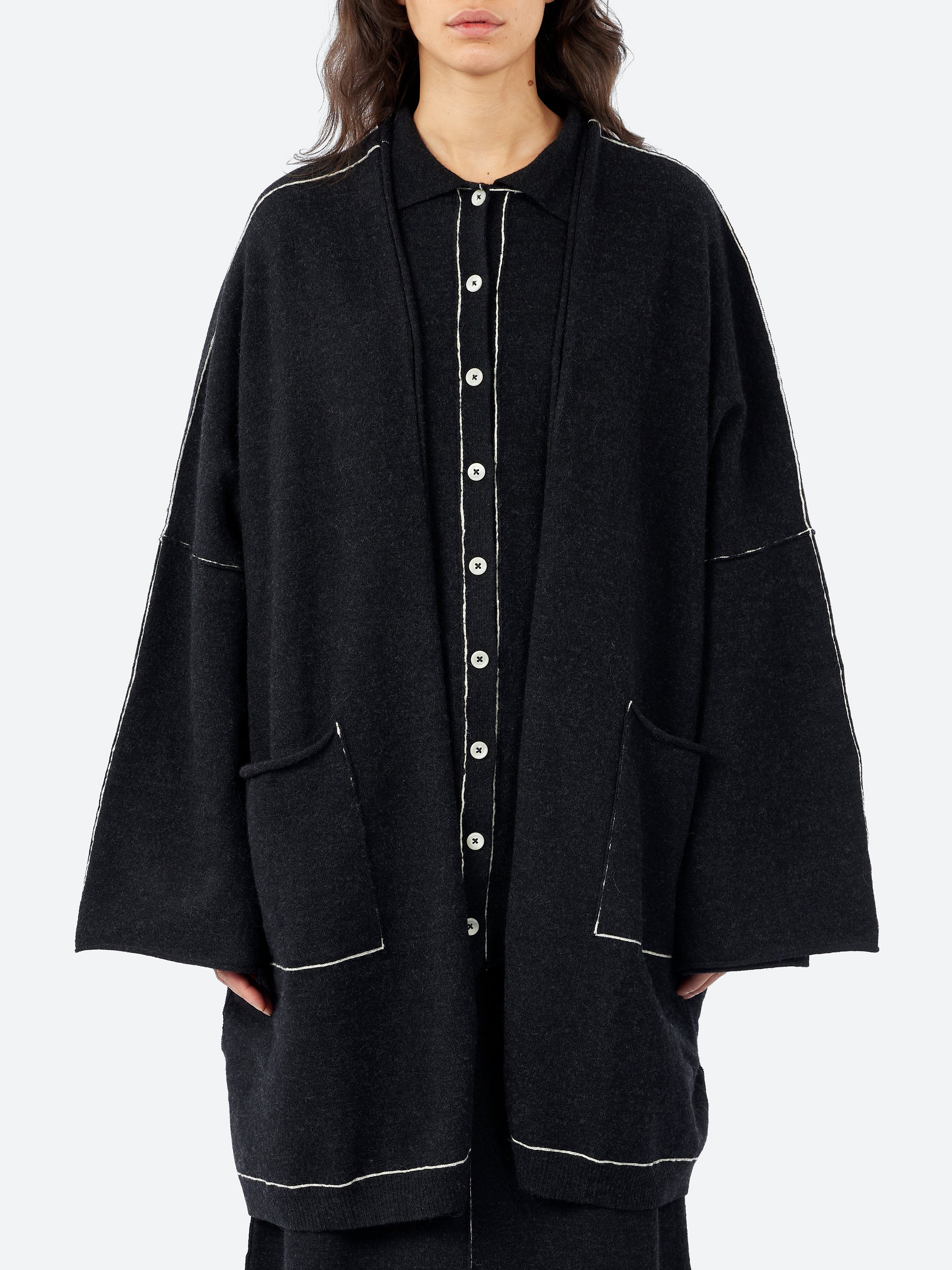 Stitch Wide Cardigan