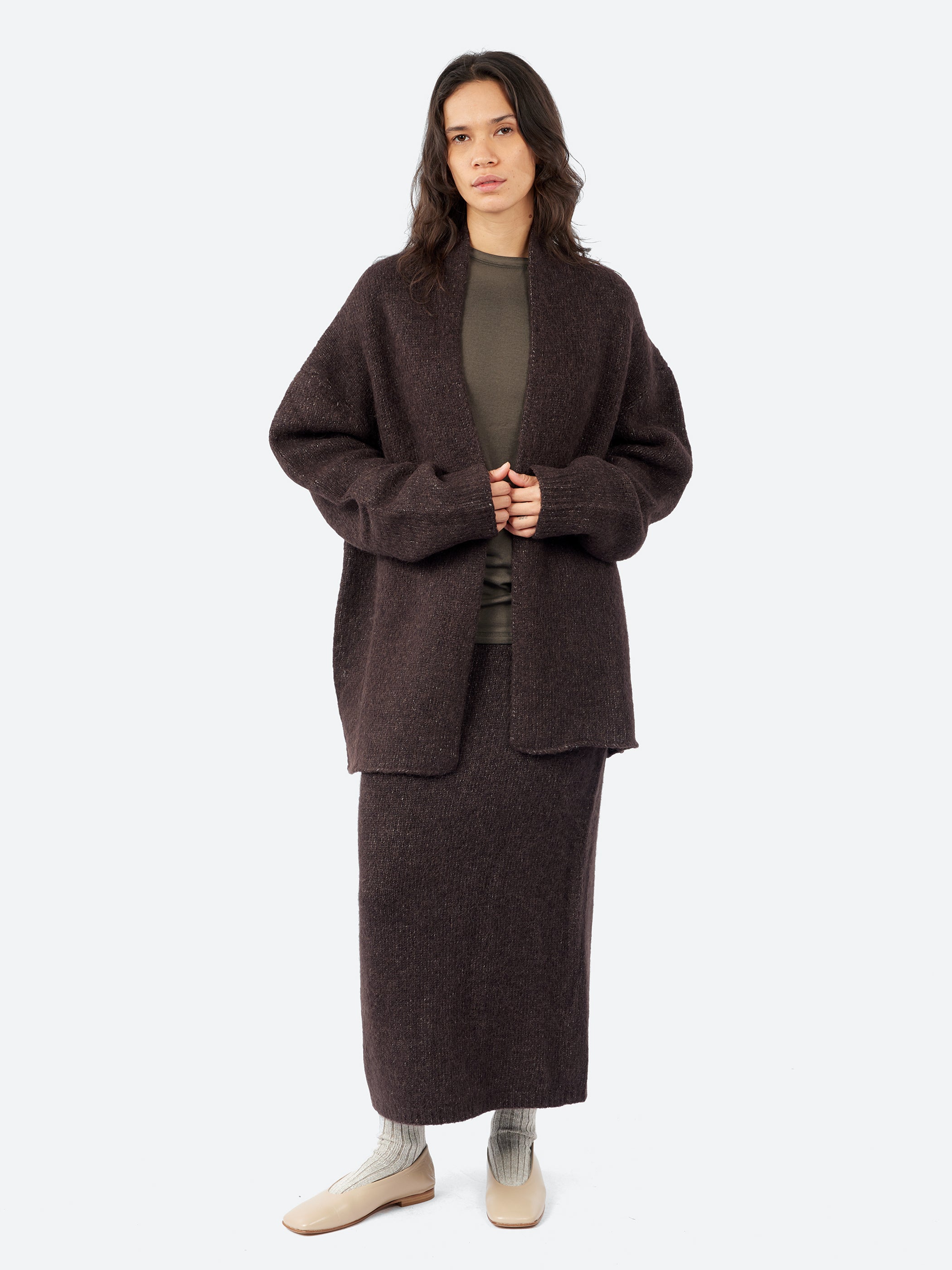 Lauren Manoogian - Loft Shawl Cardigan in Soil – gravitypope