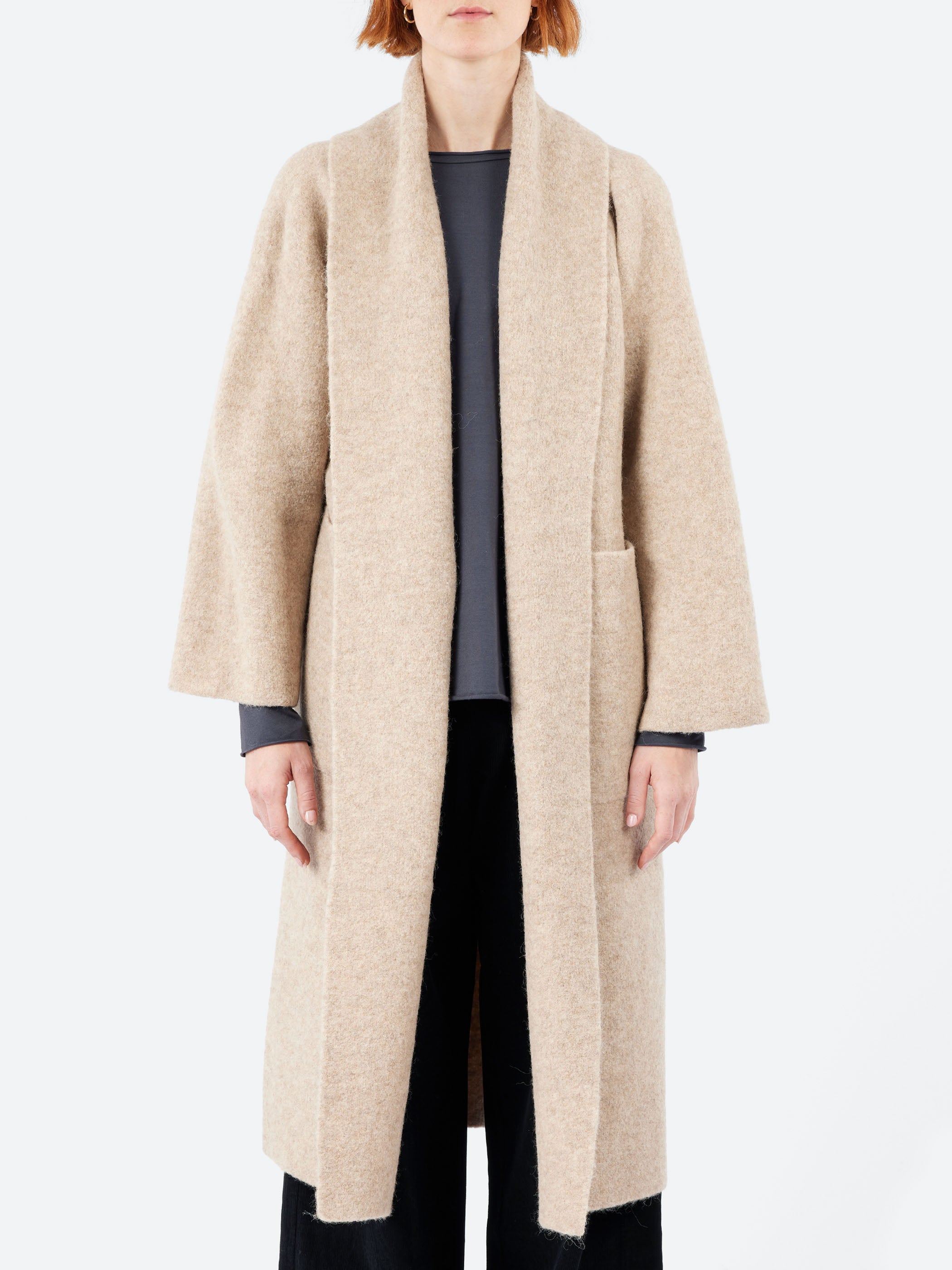 Lauren Manoogian - Double Face Long Coat in Oak – gravitypope