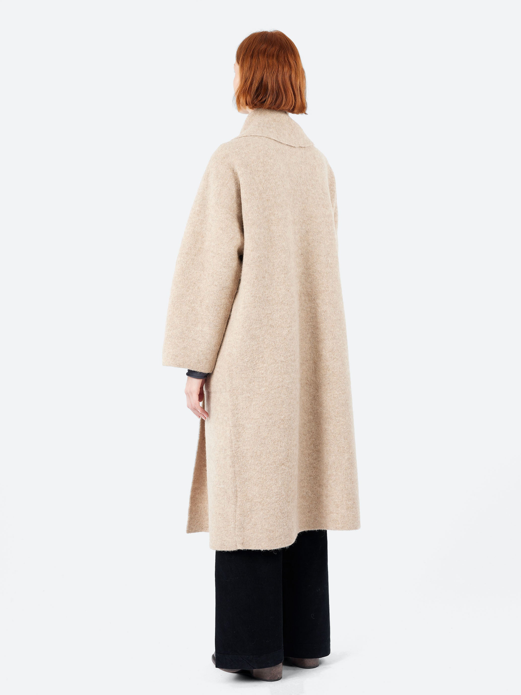 Lauren Manoogian - Double Face Long Coat in Oak – gravitypope