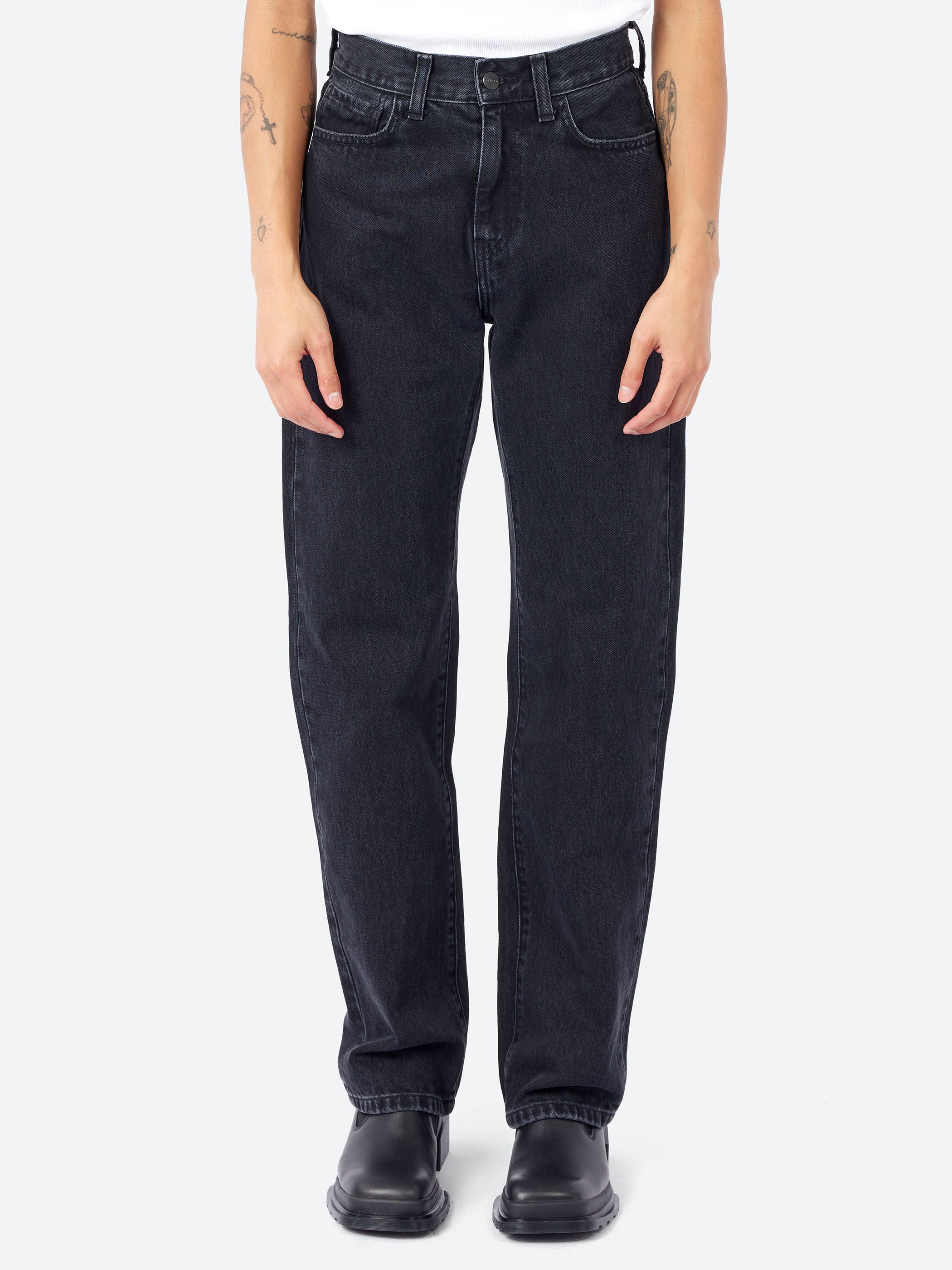 Carhartt WIP - Noxon Pant in Black Stone Wash – gravitypope