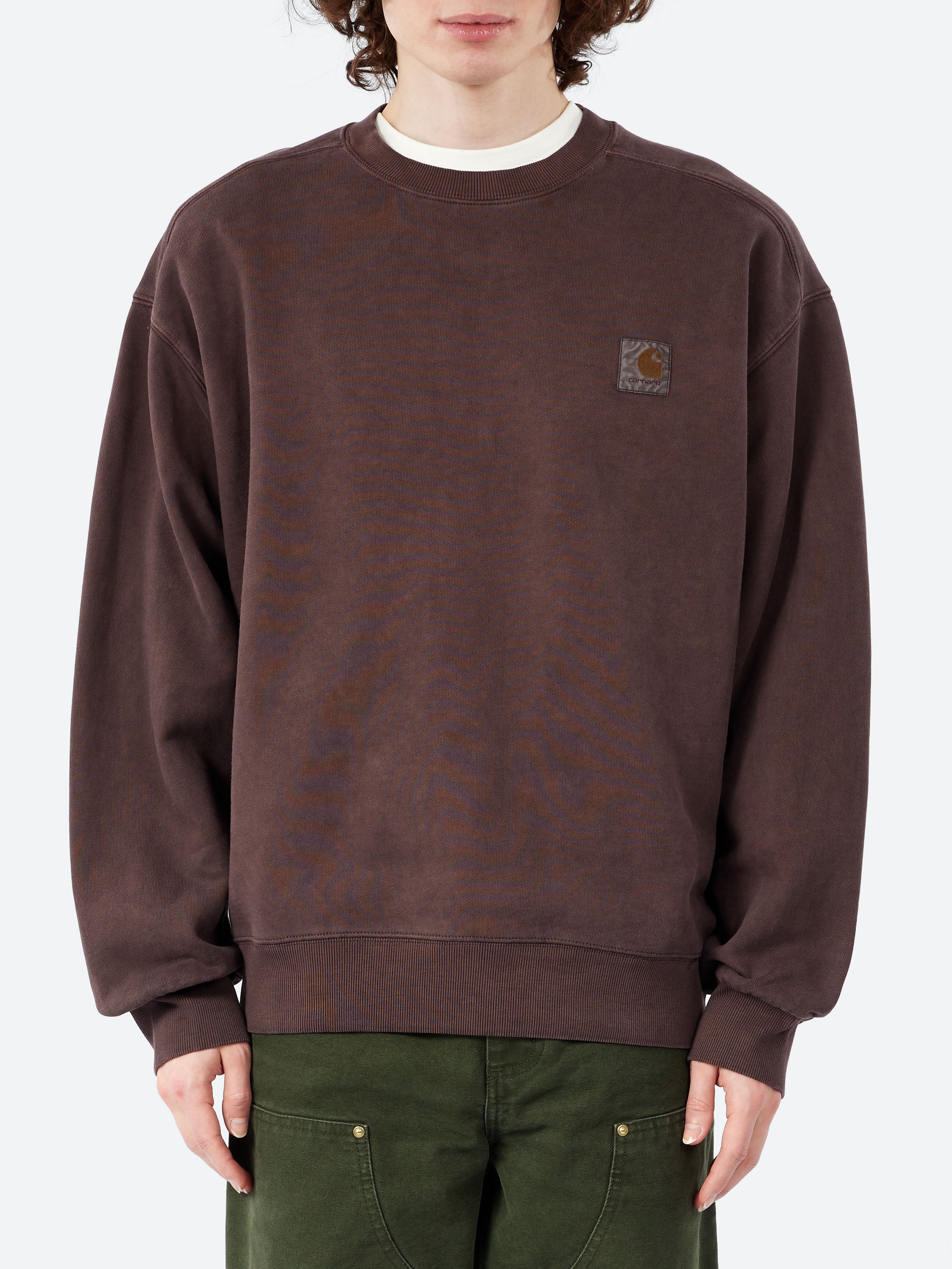 carhartt WIP ブラウン柄セーター Carhartt WIP - Vista Sweatshirt in Palisander – gravitypope