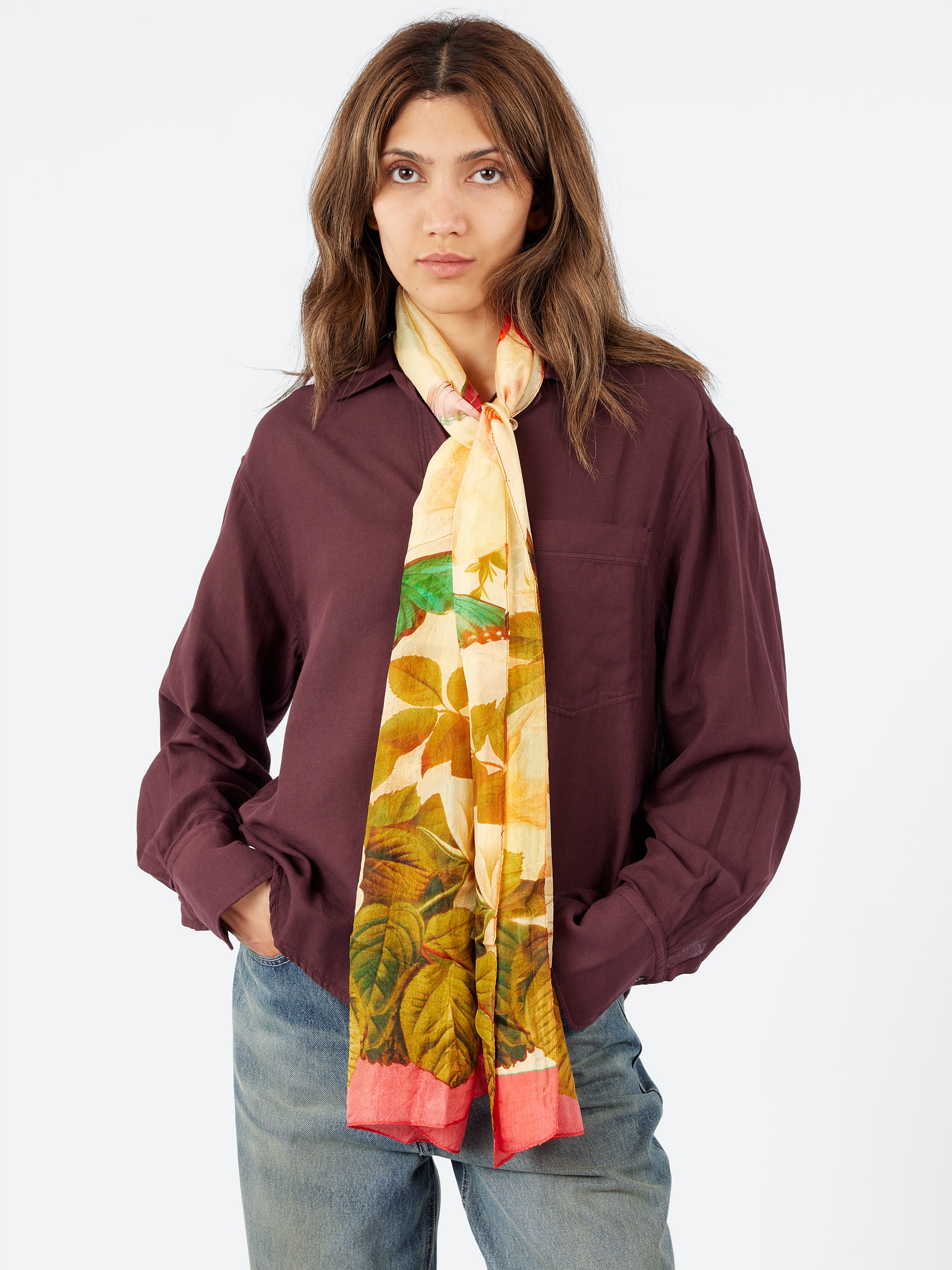 Butterfly Print Scarf