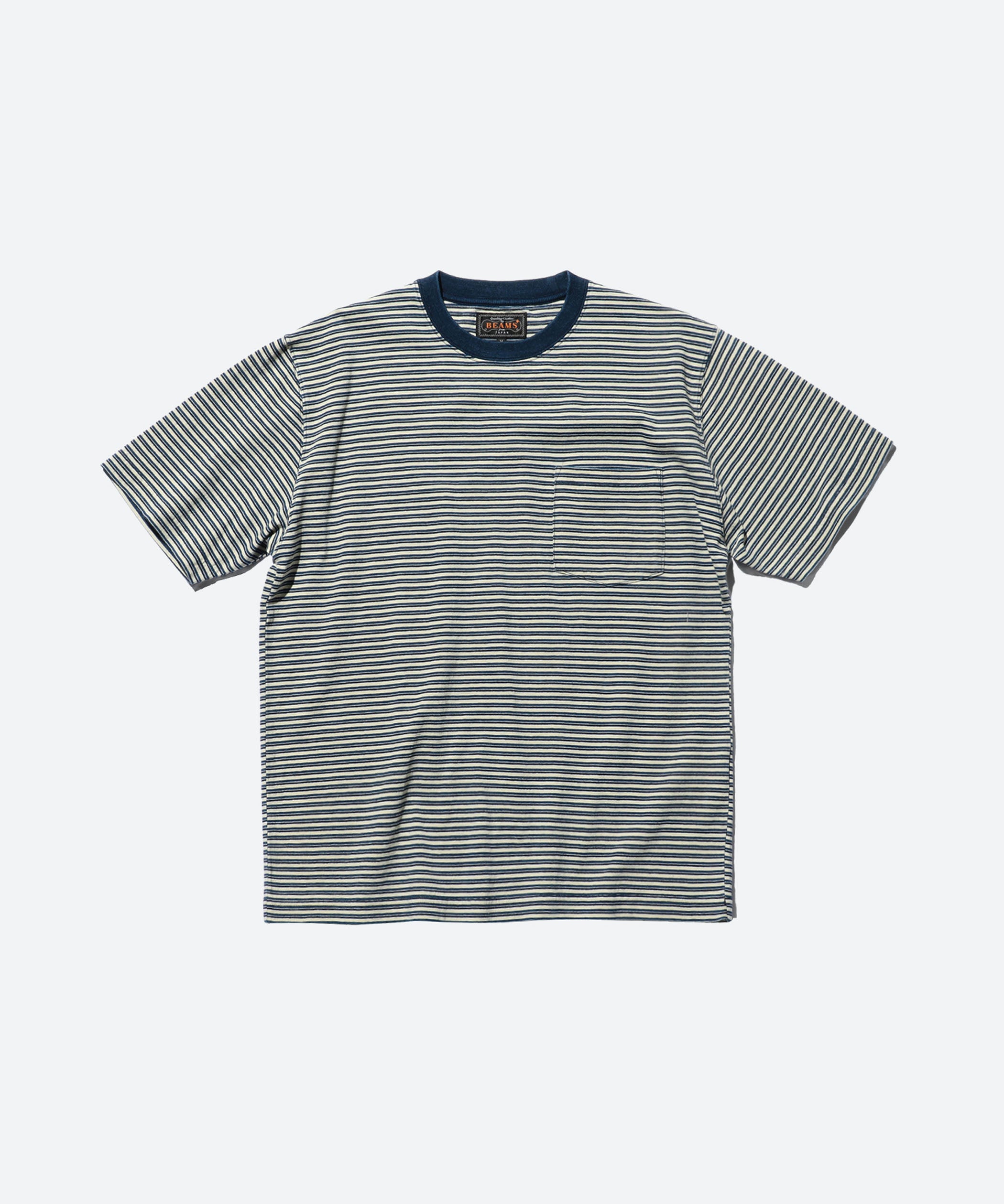 Indigo Stripe Pocket Tee