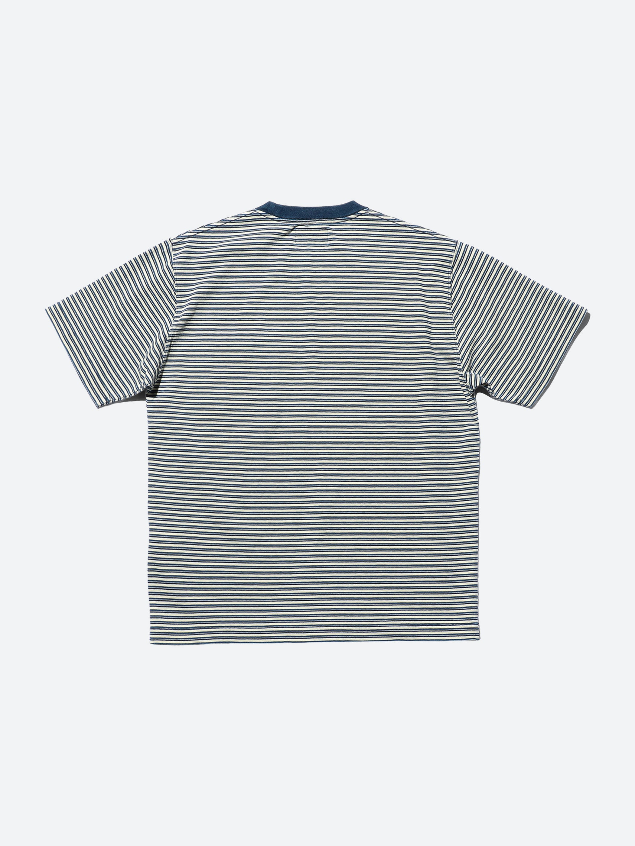 Indigo Stripe Pocket Tee