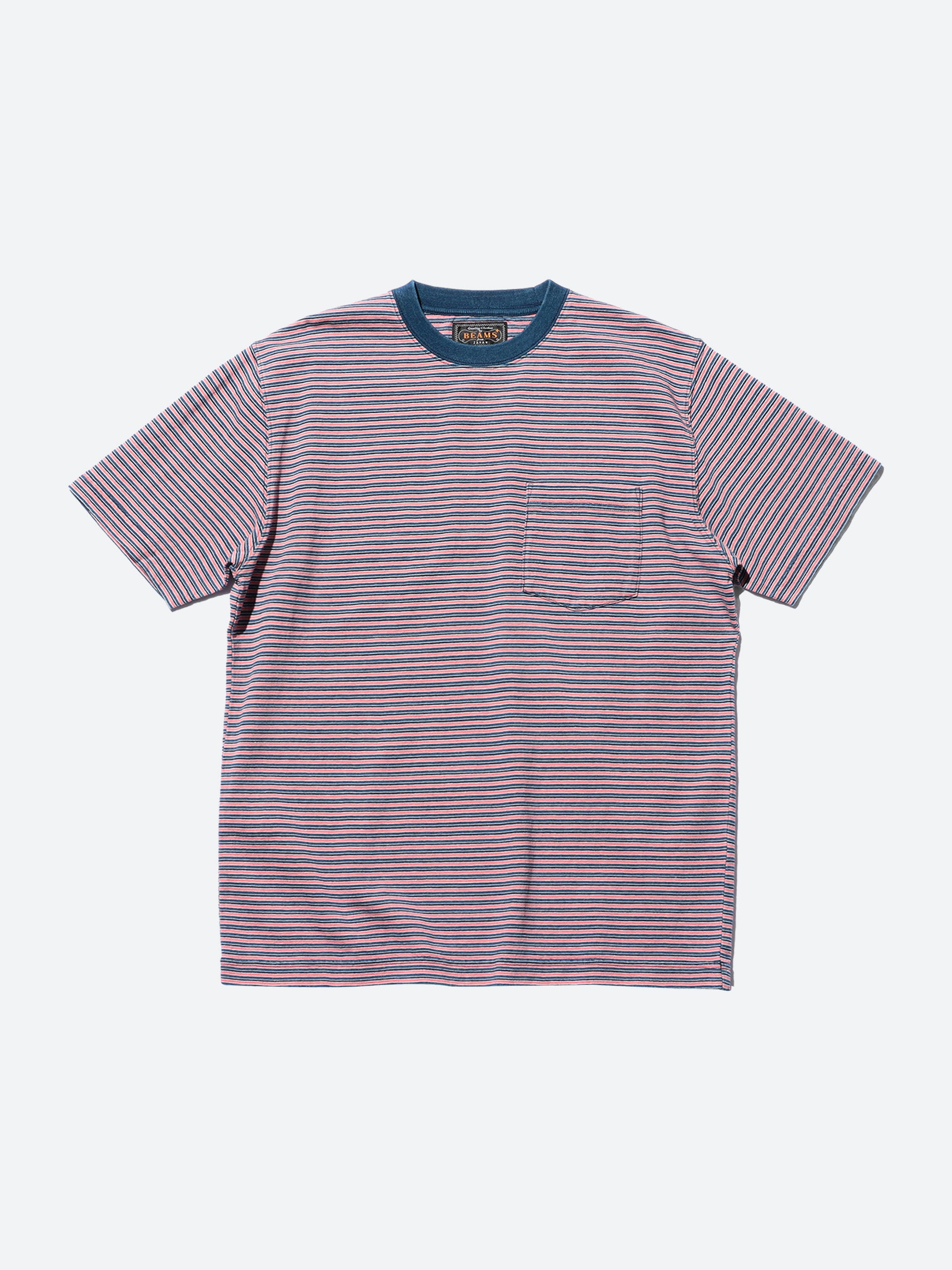 Indigo Stripe Pocket Tee