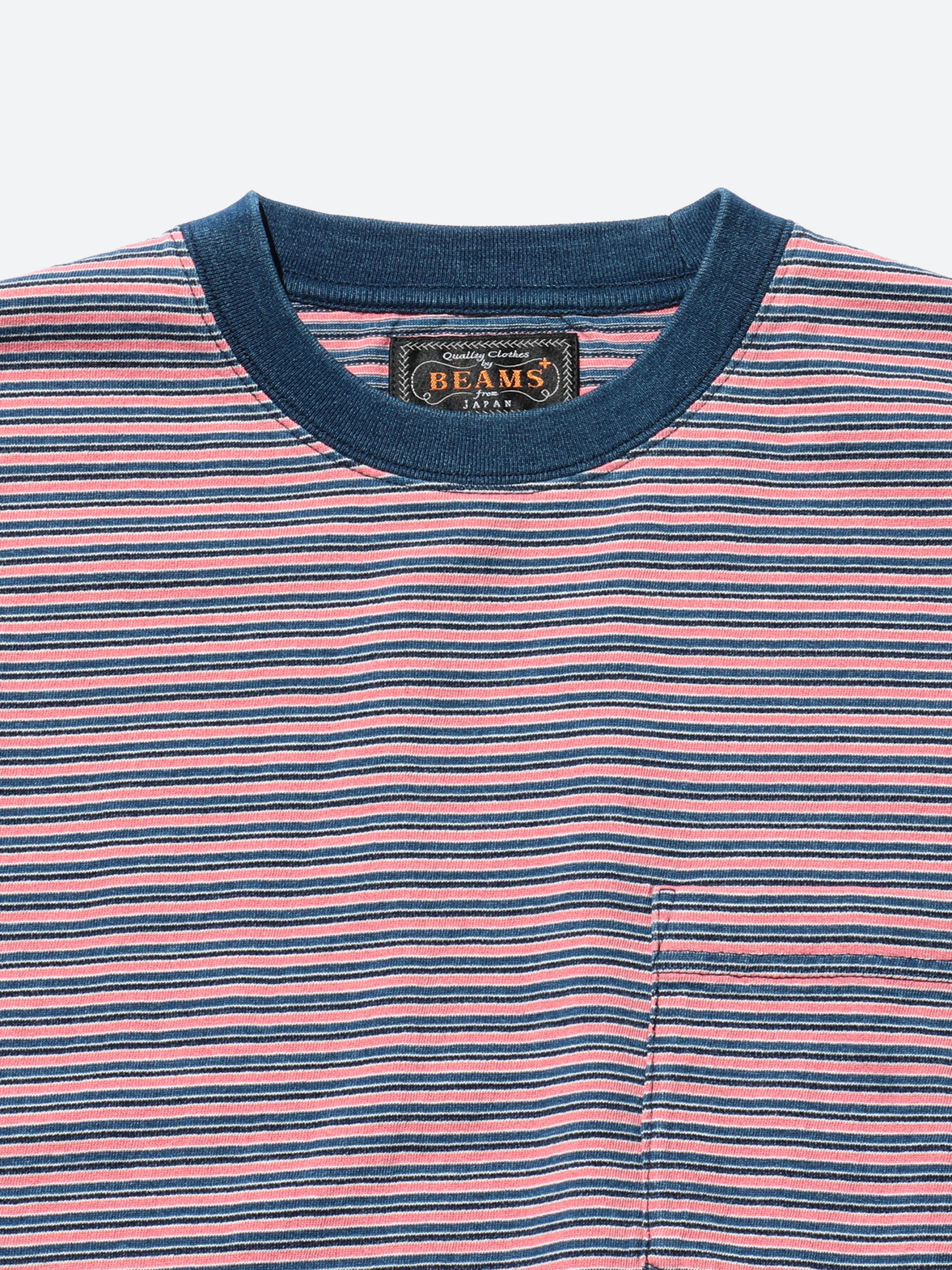 Indigo Stripe Pocket Tee
