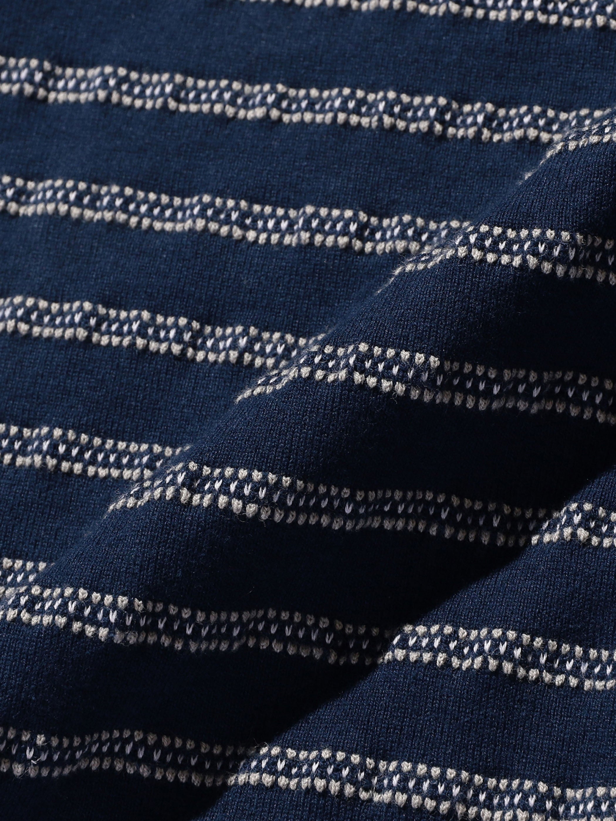 Jacquard Stripe Pocket Tee