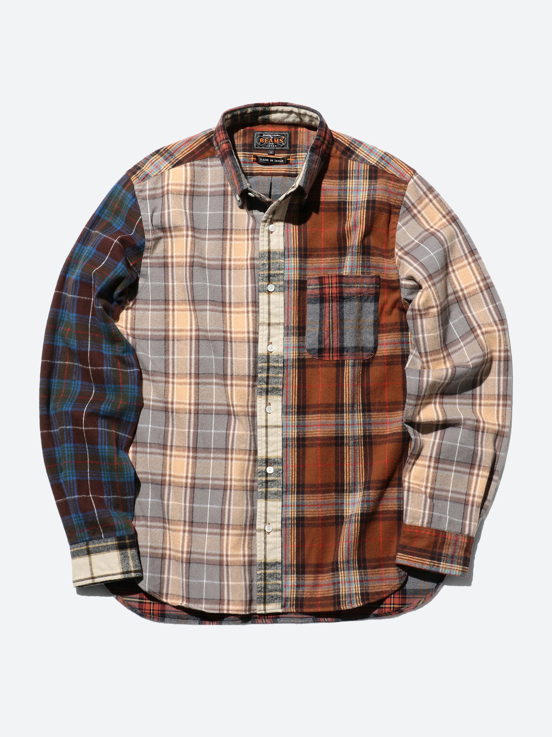 BD Flannel Plaid Panel Shirt