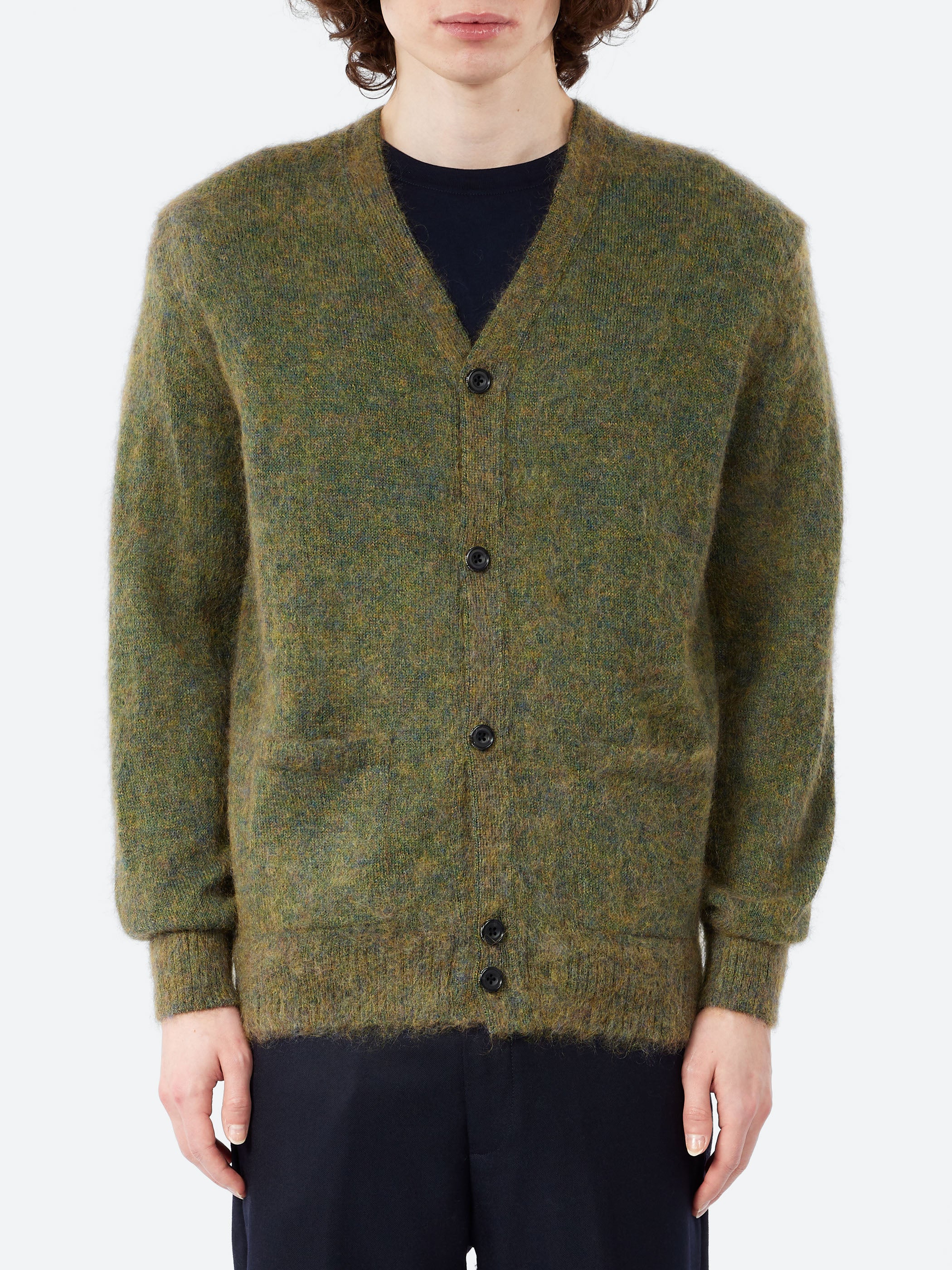 Stretch Mohair Cardigan