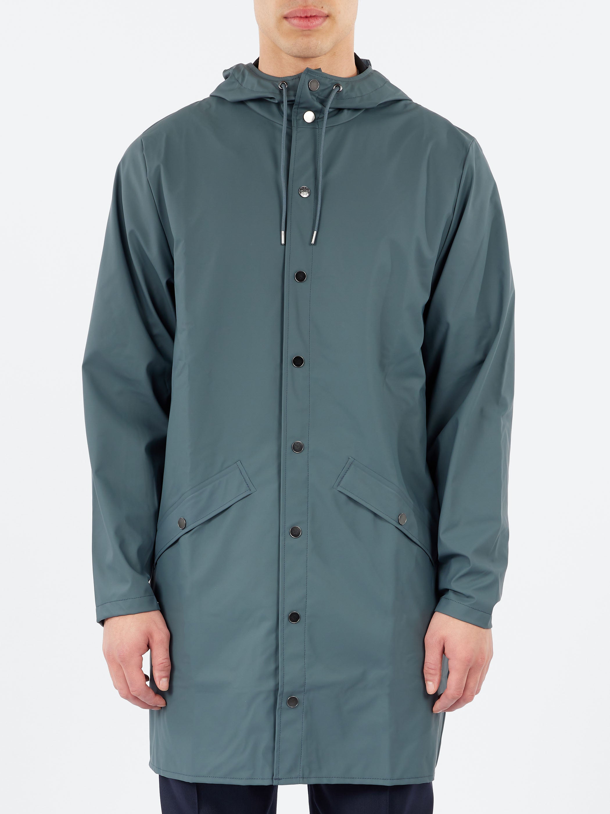 Rains - Long Jacket in Lagoon – gravitypope