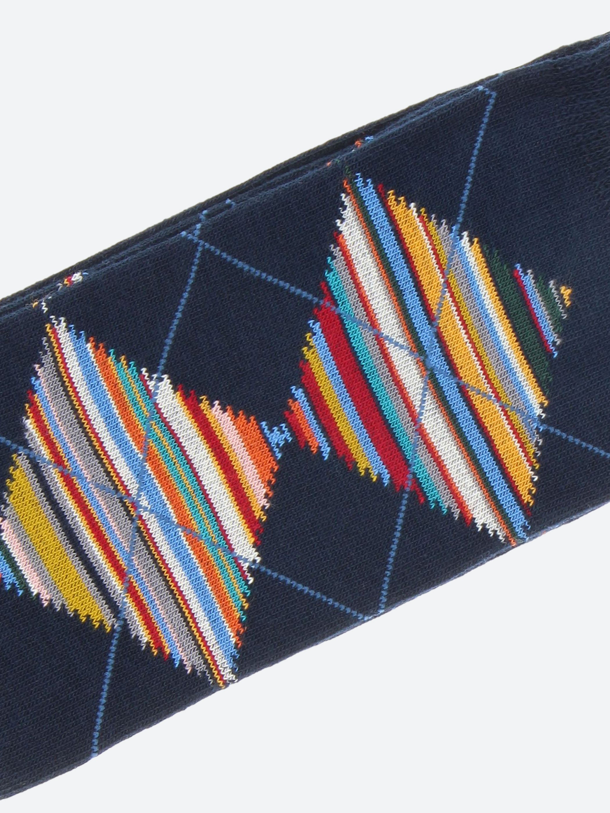 Signature Stripe Argyle Socks