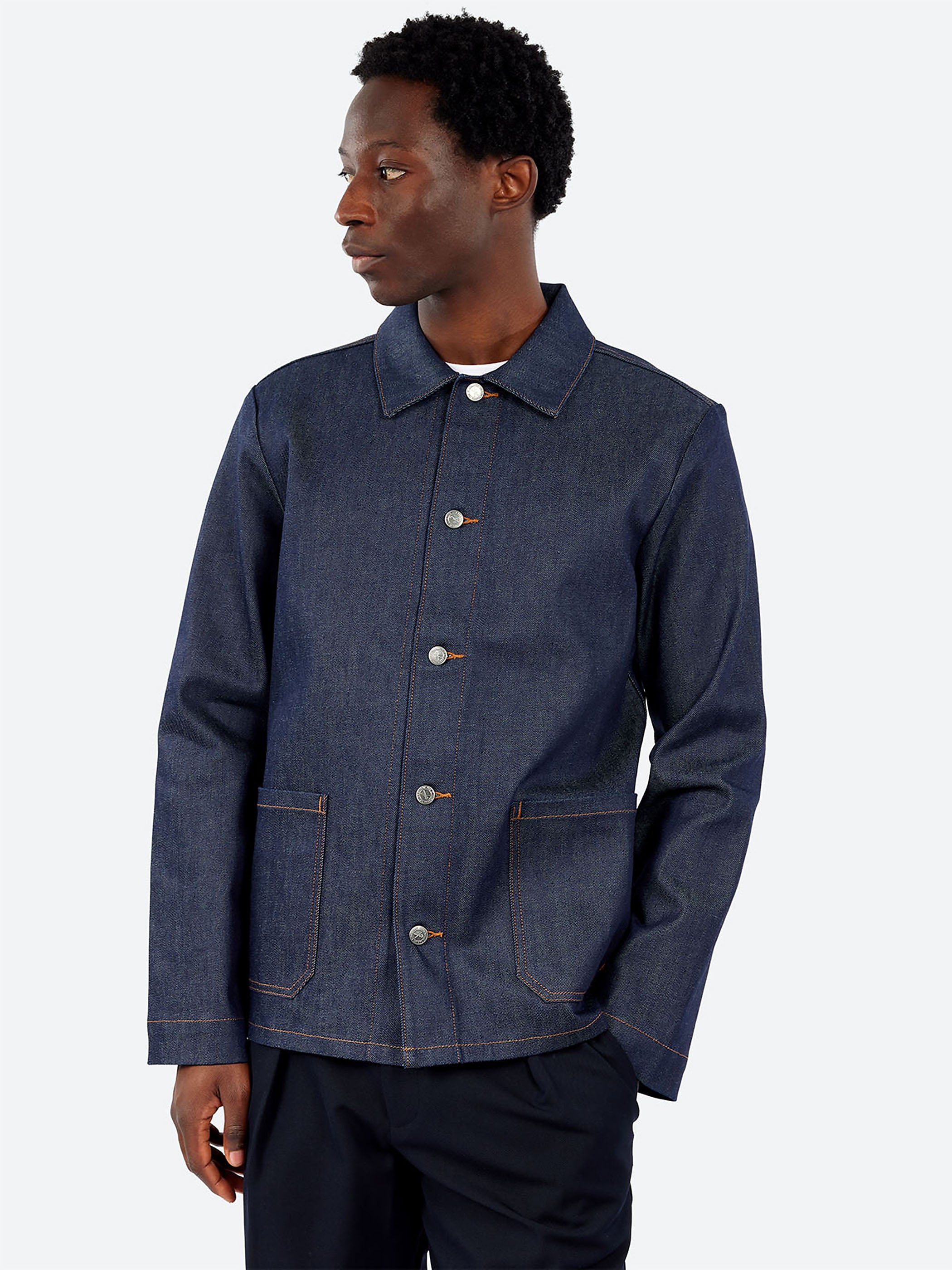 A.P.C. - Kerlouan Denim Jacket in Indigo – gravitypope