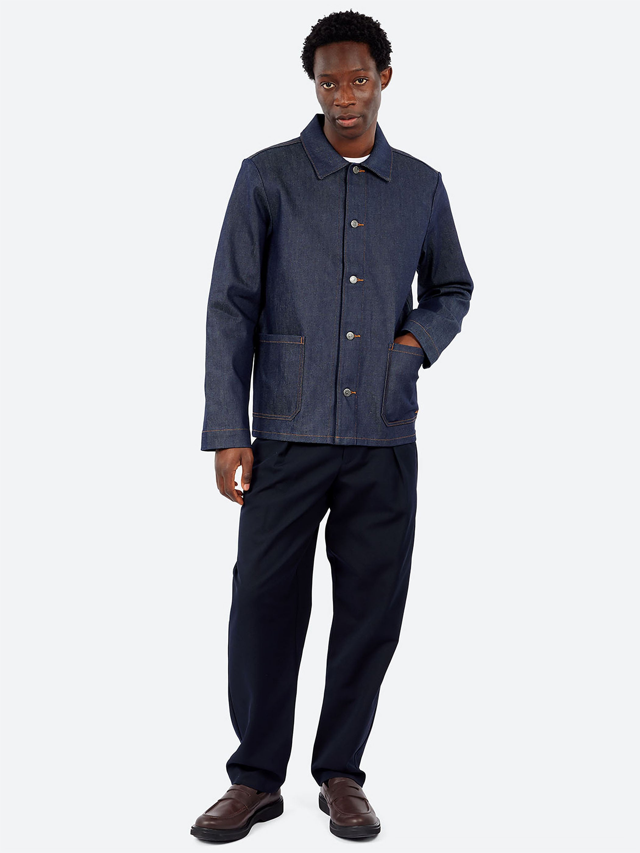 A.P.C. - Kerlouan Denim Jacket in Indigo – gravitypope