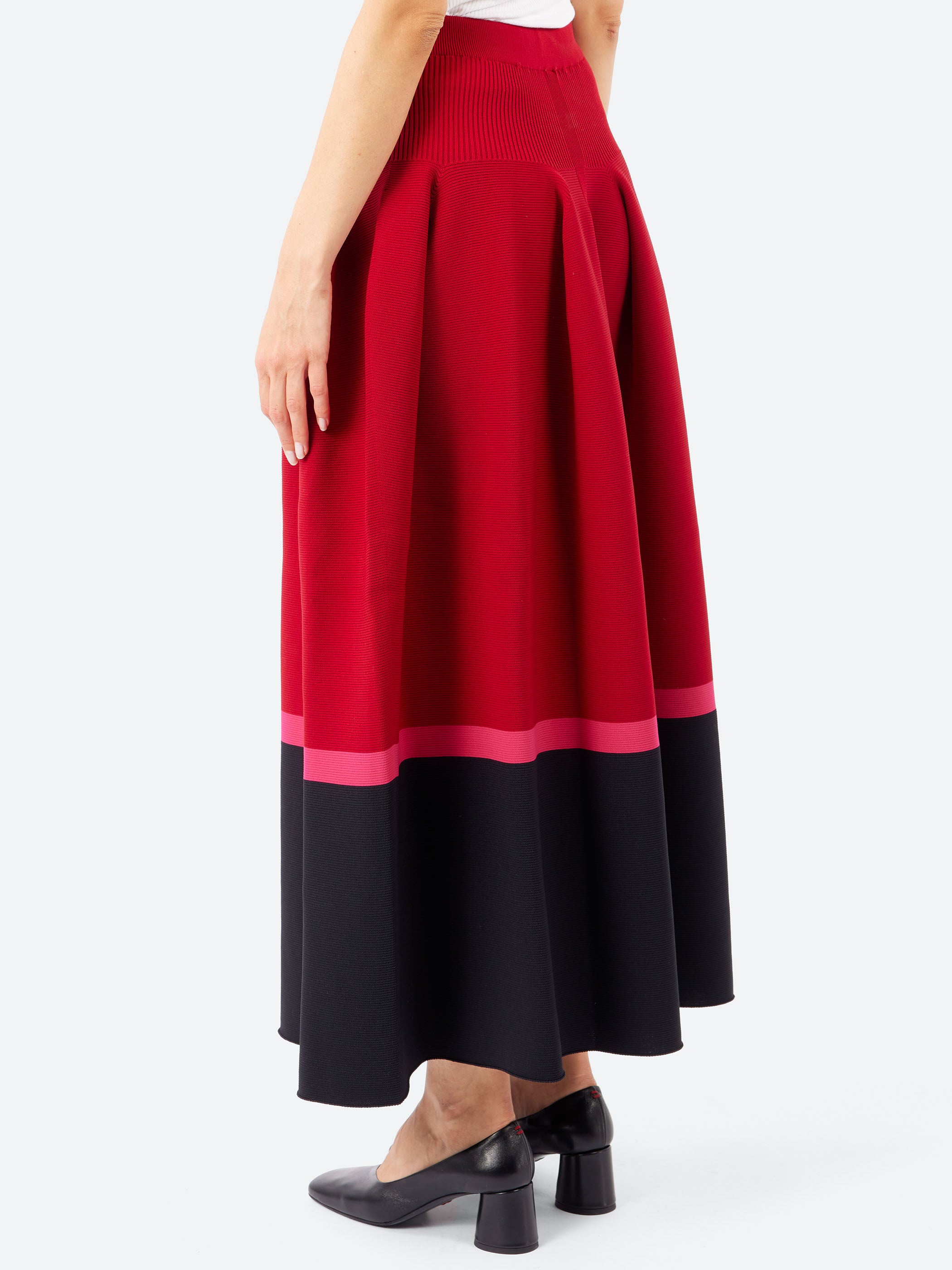 Pottery Rounded Hem Skirt