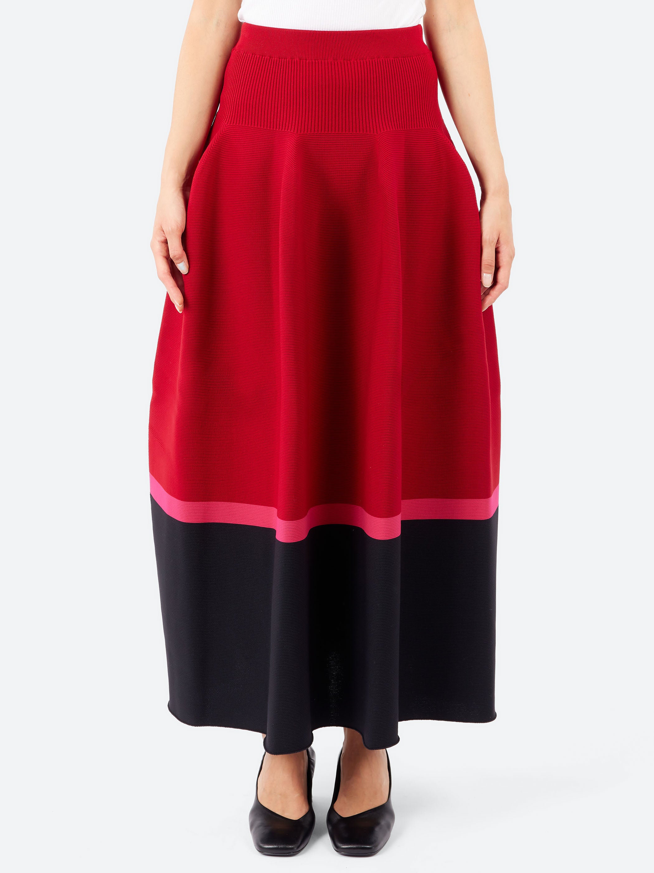 Pottery Rounded Hem Skirt
