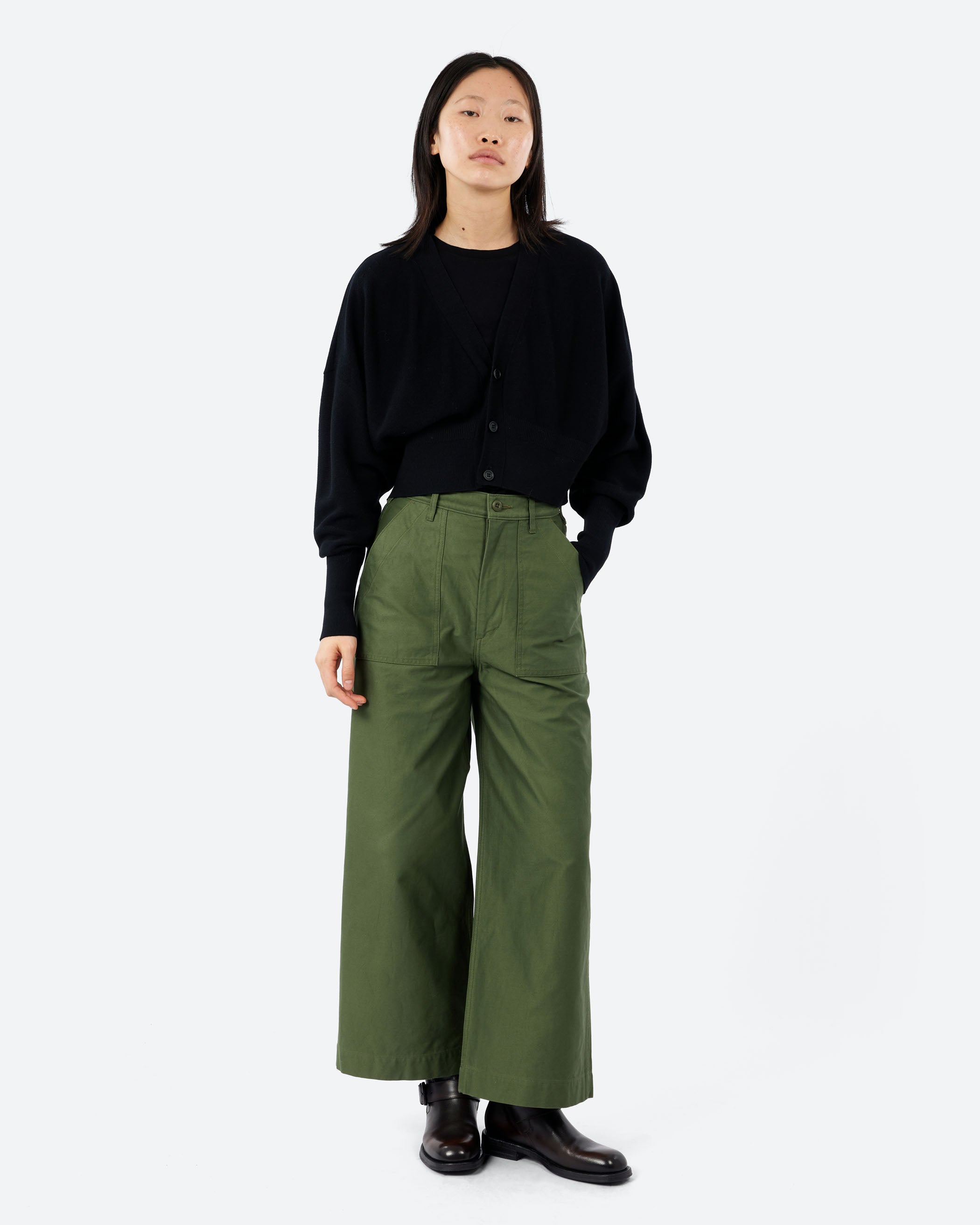 cfcl LATTICE KNIKAT CROPPED CARDIGAN ニット CFCL - Lattice Cropped Cardigan in Black – gravitypope