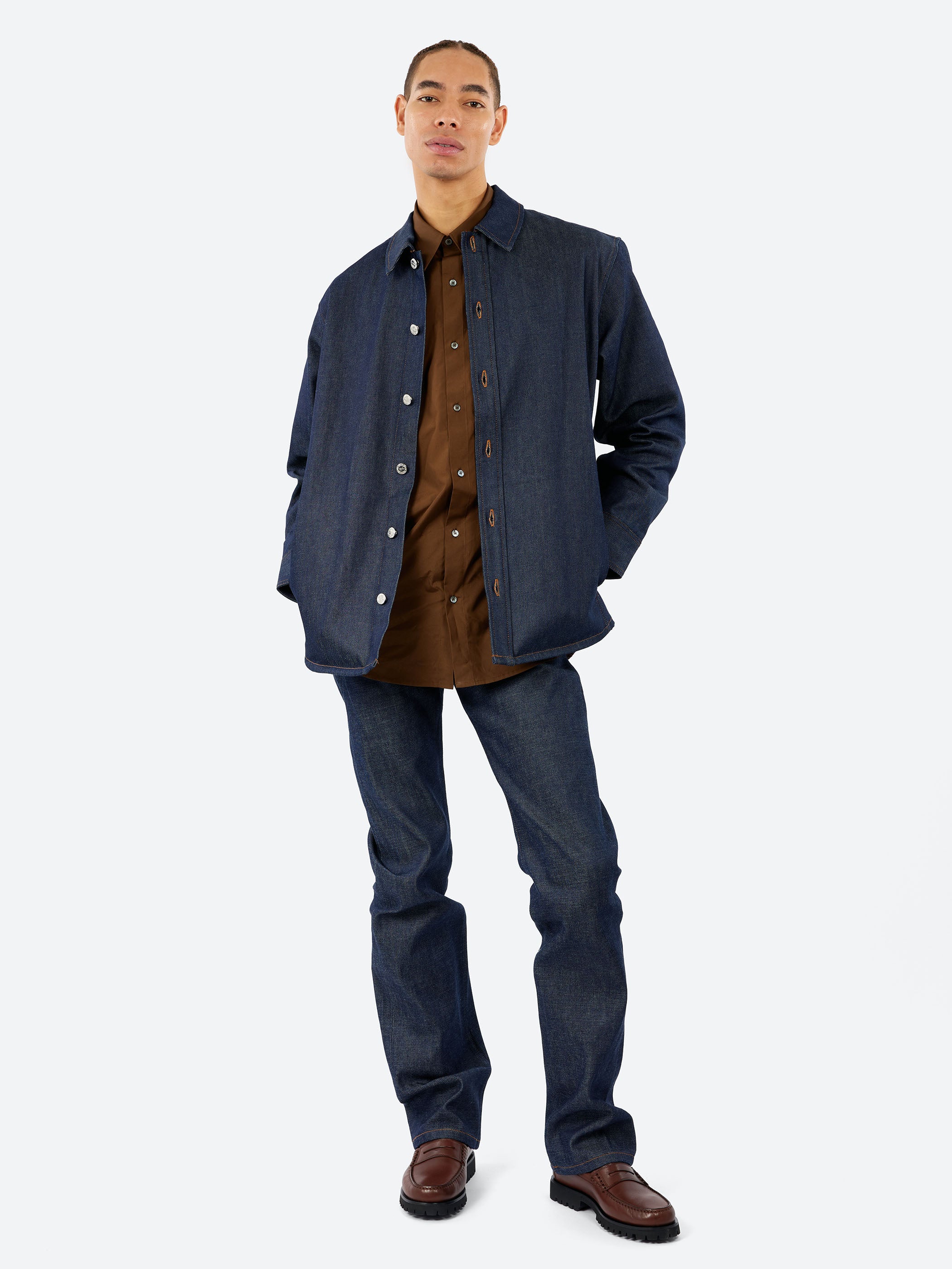 A.P.C. - Japanese Denim Jacket in Indigo – gravitypope