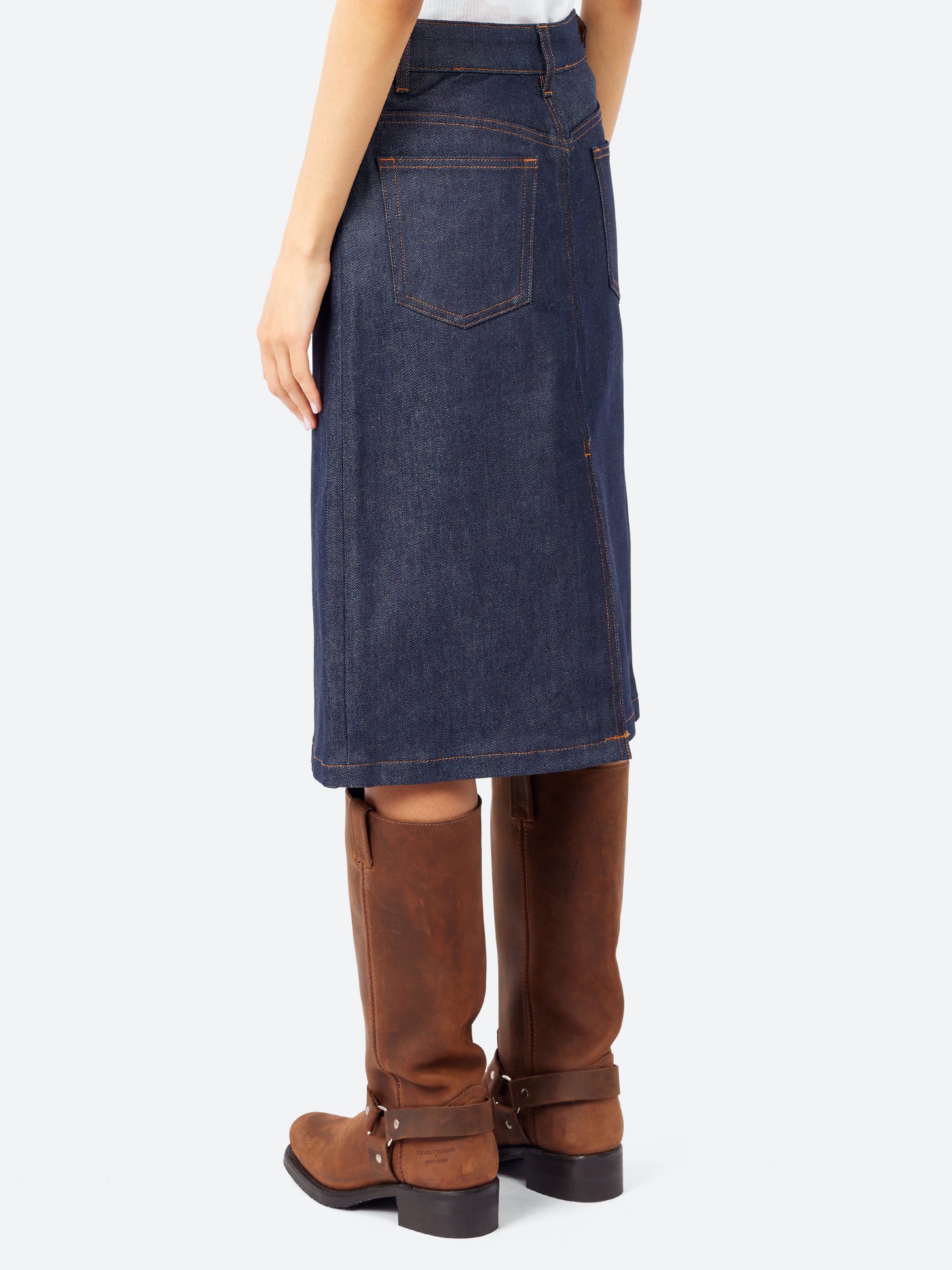 A.P.C. - Lizzie Skirt in Indigo – gravitypope