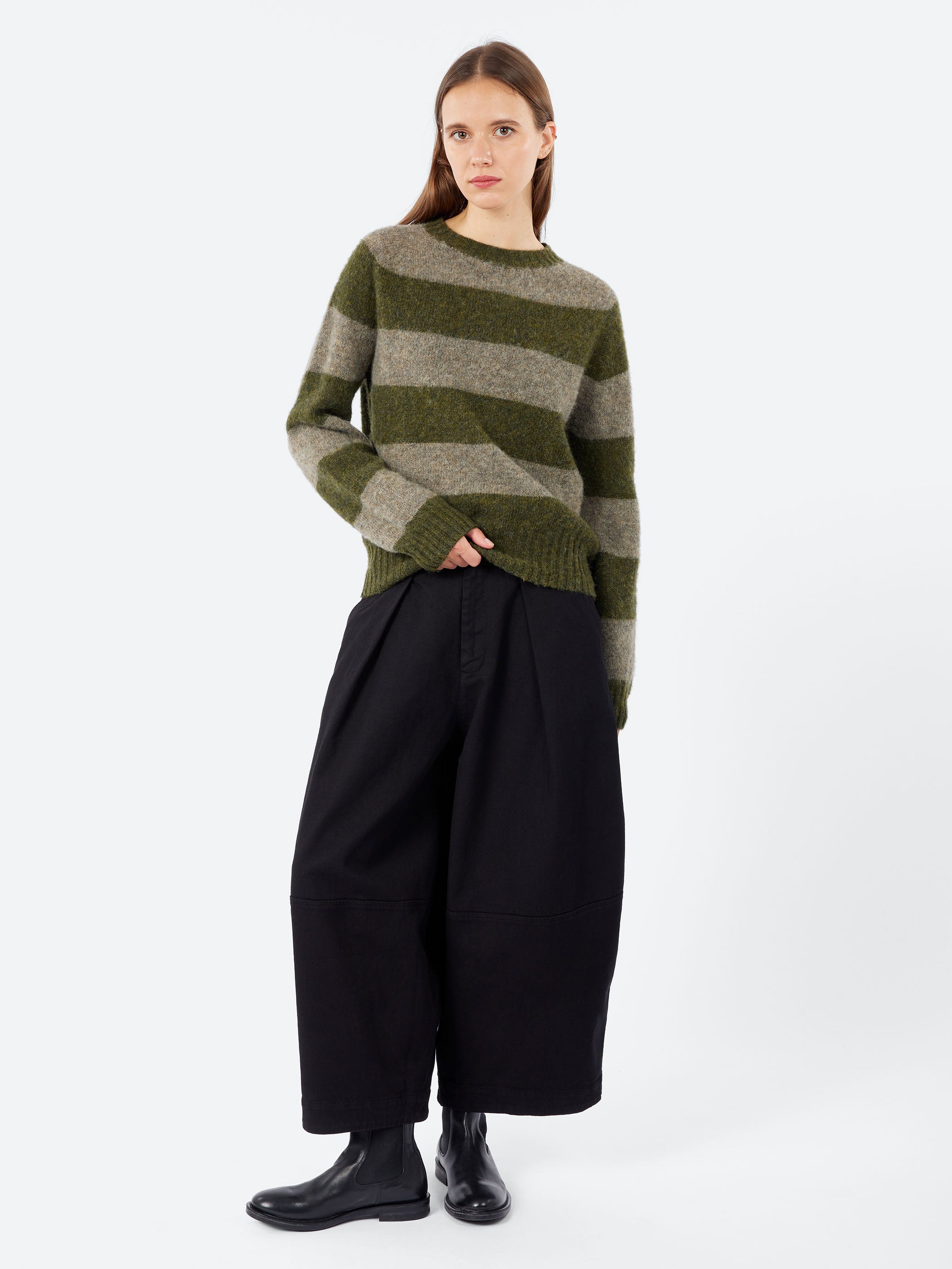 Jets Stripe Knit