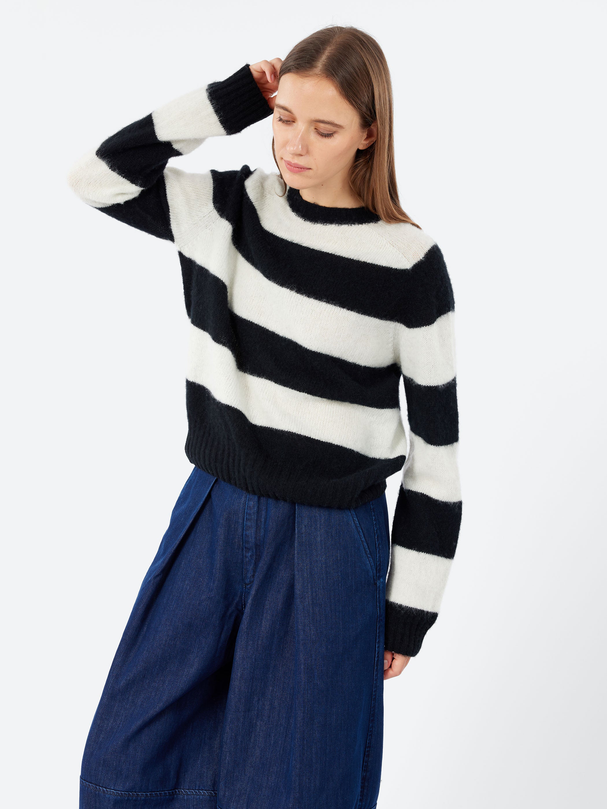 Jets Stripe Knit