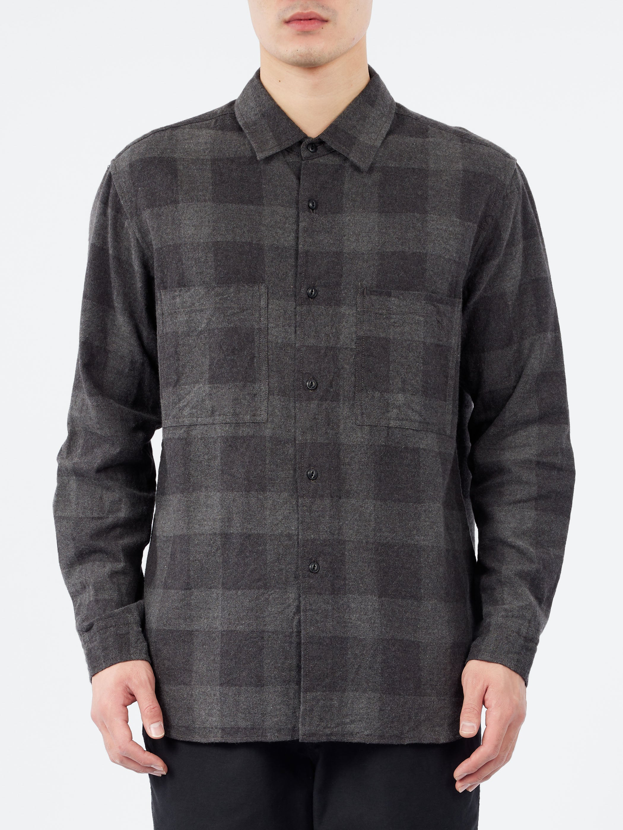 Flannel Check CPO Type Shirt