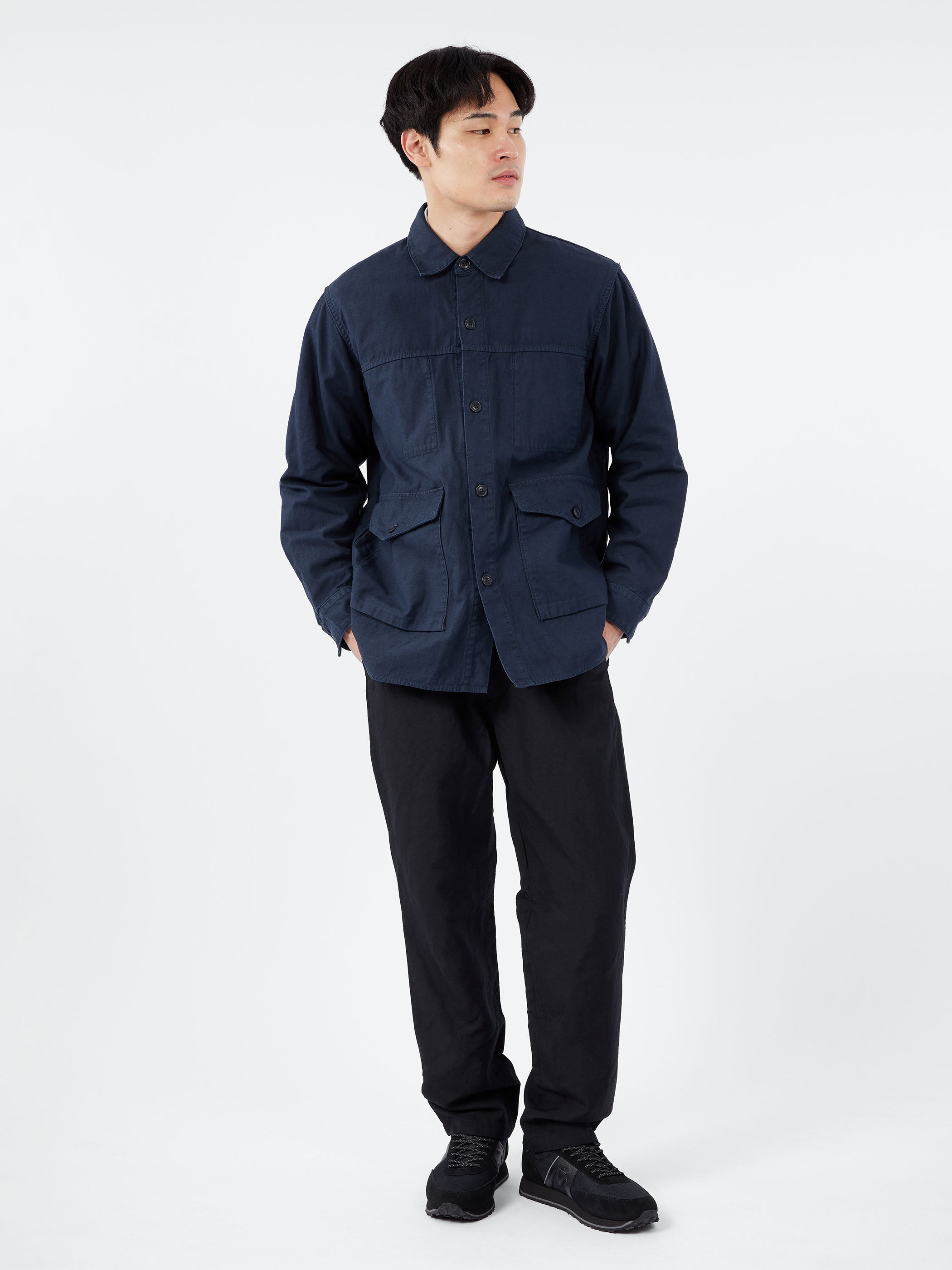 High Density Oxford Peg Top One-Tuck Pants