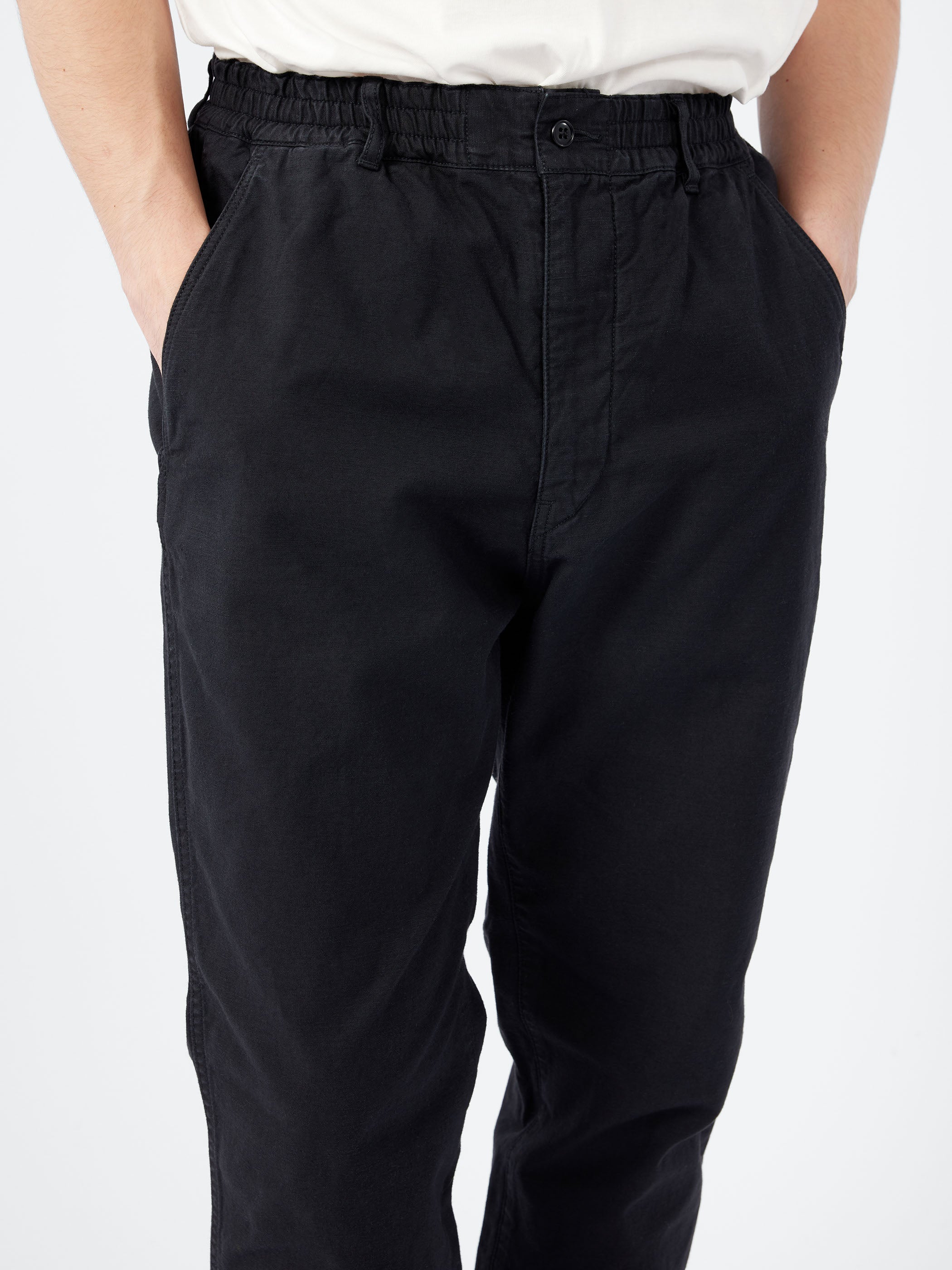 Back Satin Tapered Pants