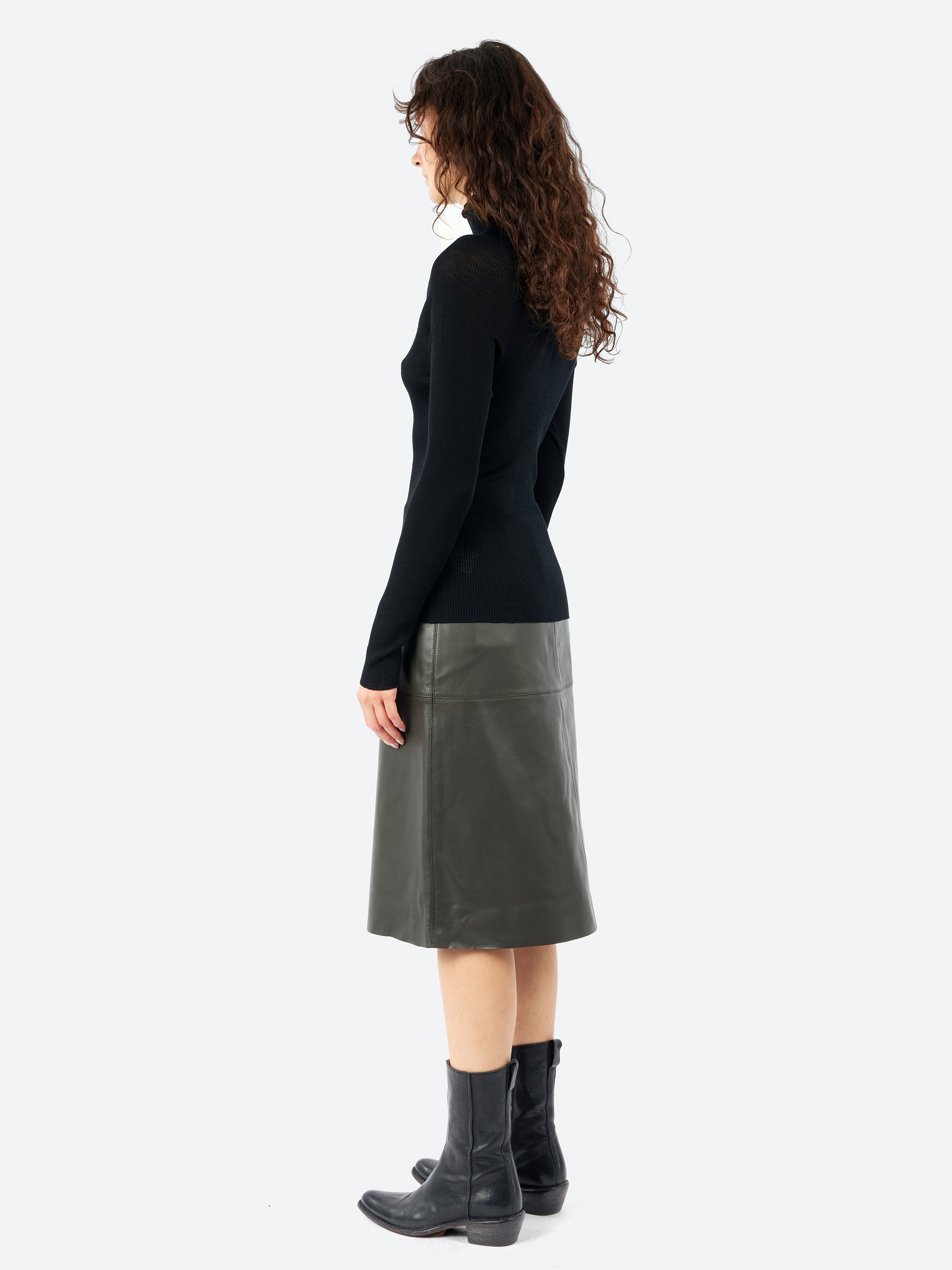 Ribbed Merino Wool Jumper