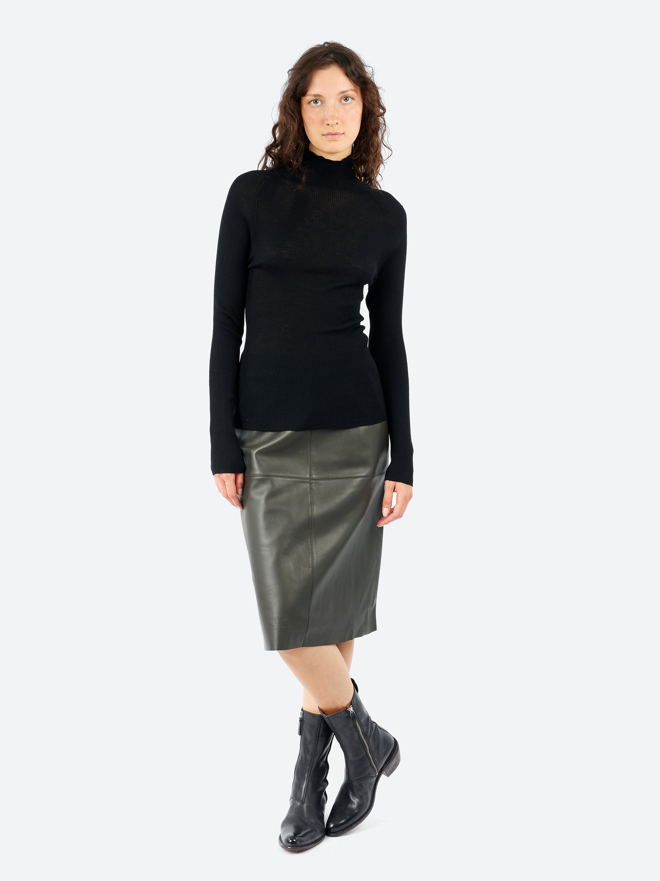 Ribbed Merino Wool Jumper