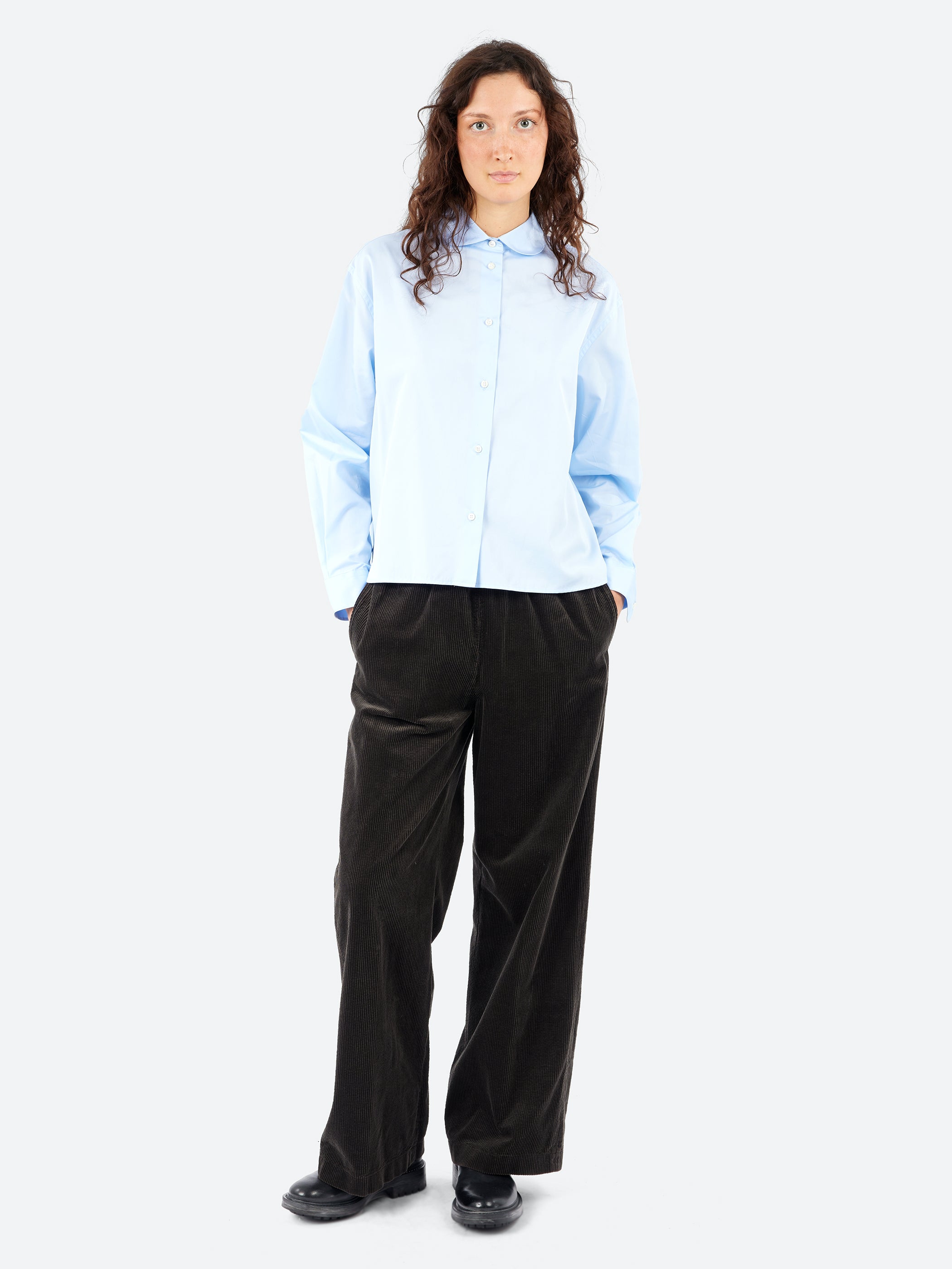 Cotton Poplin Boxy Shirt